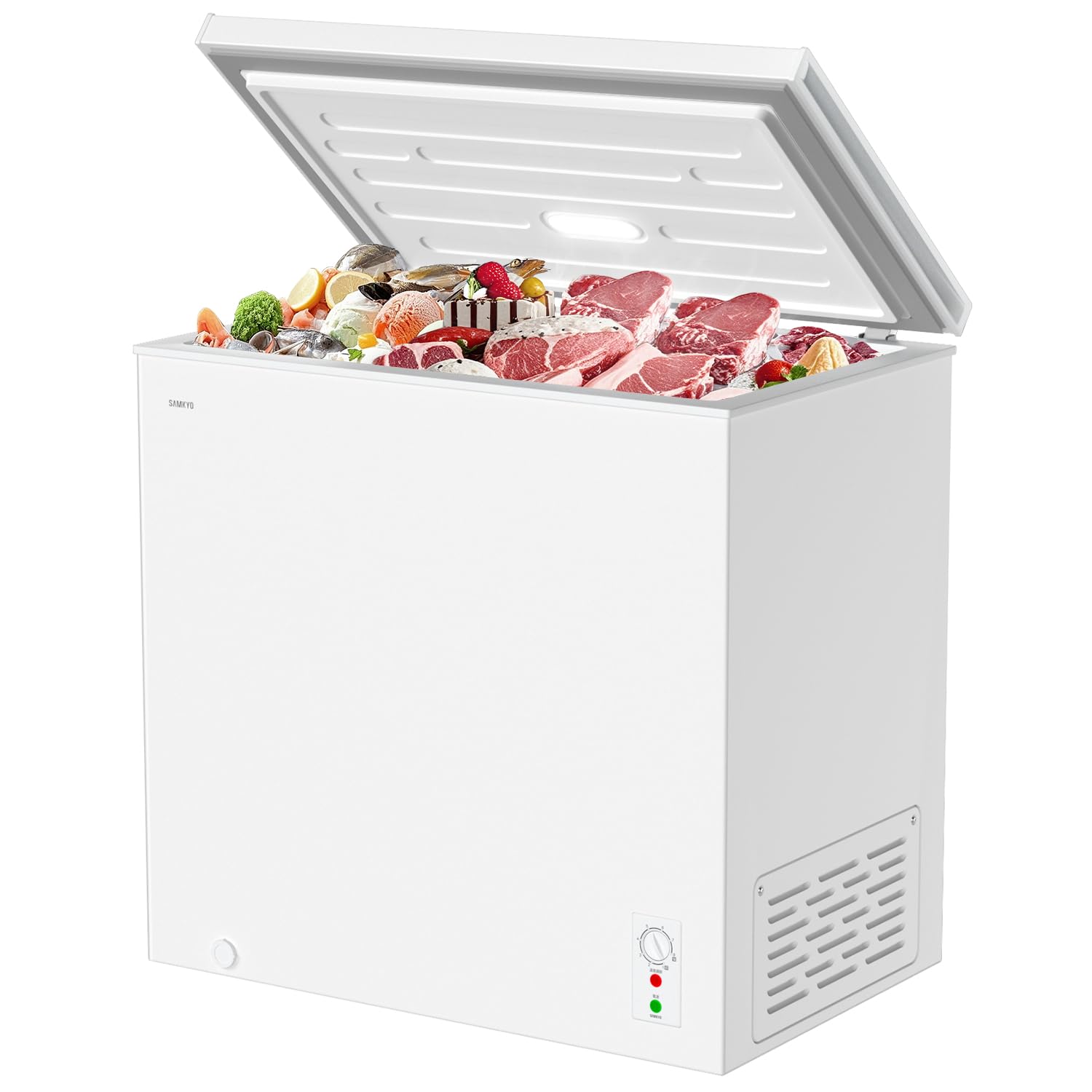 Amazon | SAMKYO 冷凍庫 200L 上開き 大容量 業務用 家庭用 チェスト