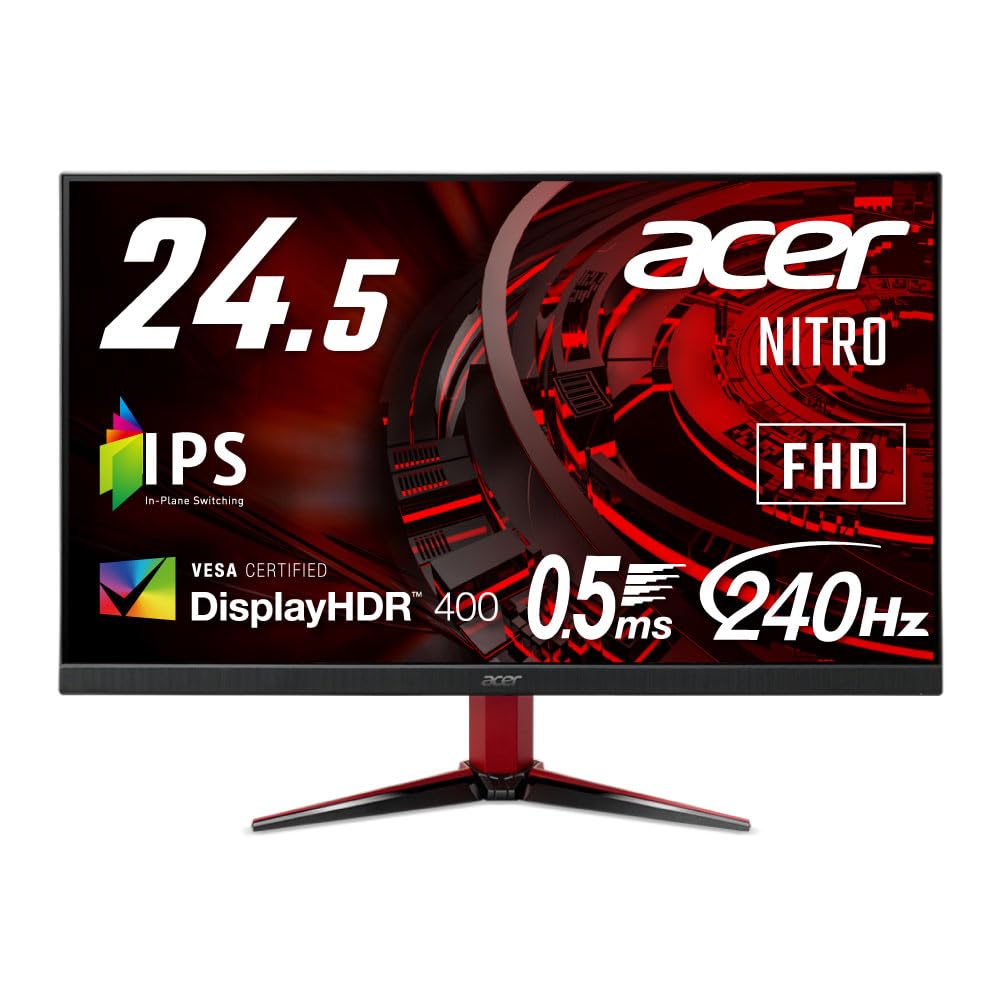Amazon.co.jp: Acer ゲーミングディスプレイ Nitro VG252QXbmiipx 24.5