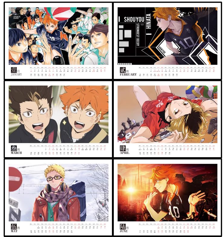 Amazon.co.jp: ハイキュー!! カレンダー 2024 日向翔陽 影山飛雄