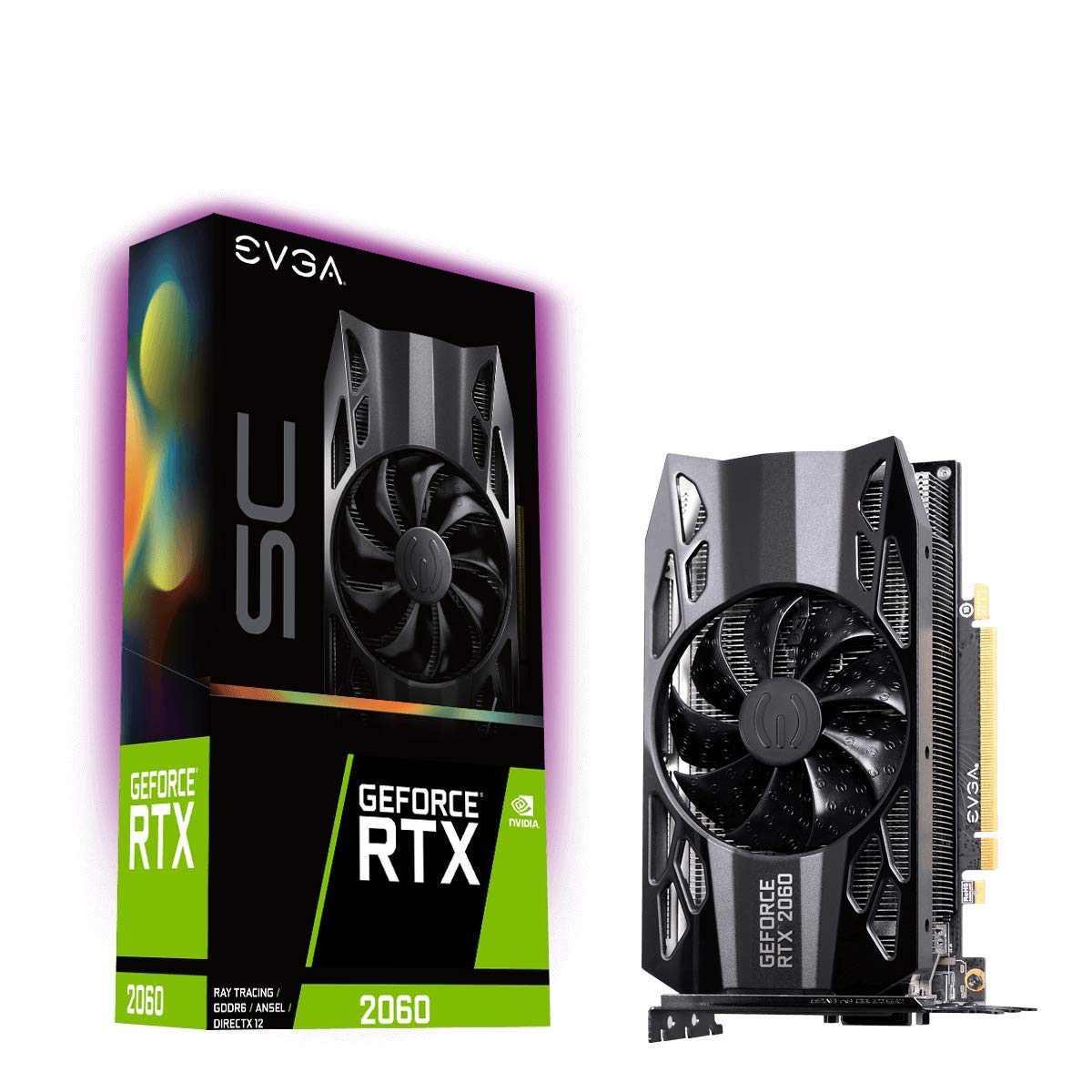 Amazon.com: EVGA GeForce RTX 2060 SC, Overclocked, 2.75 Slot