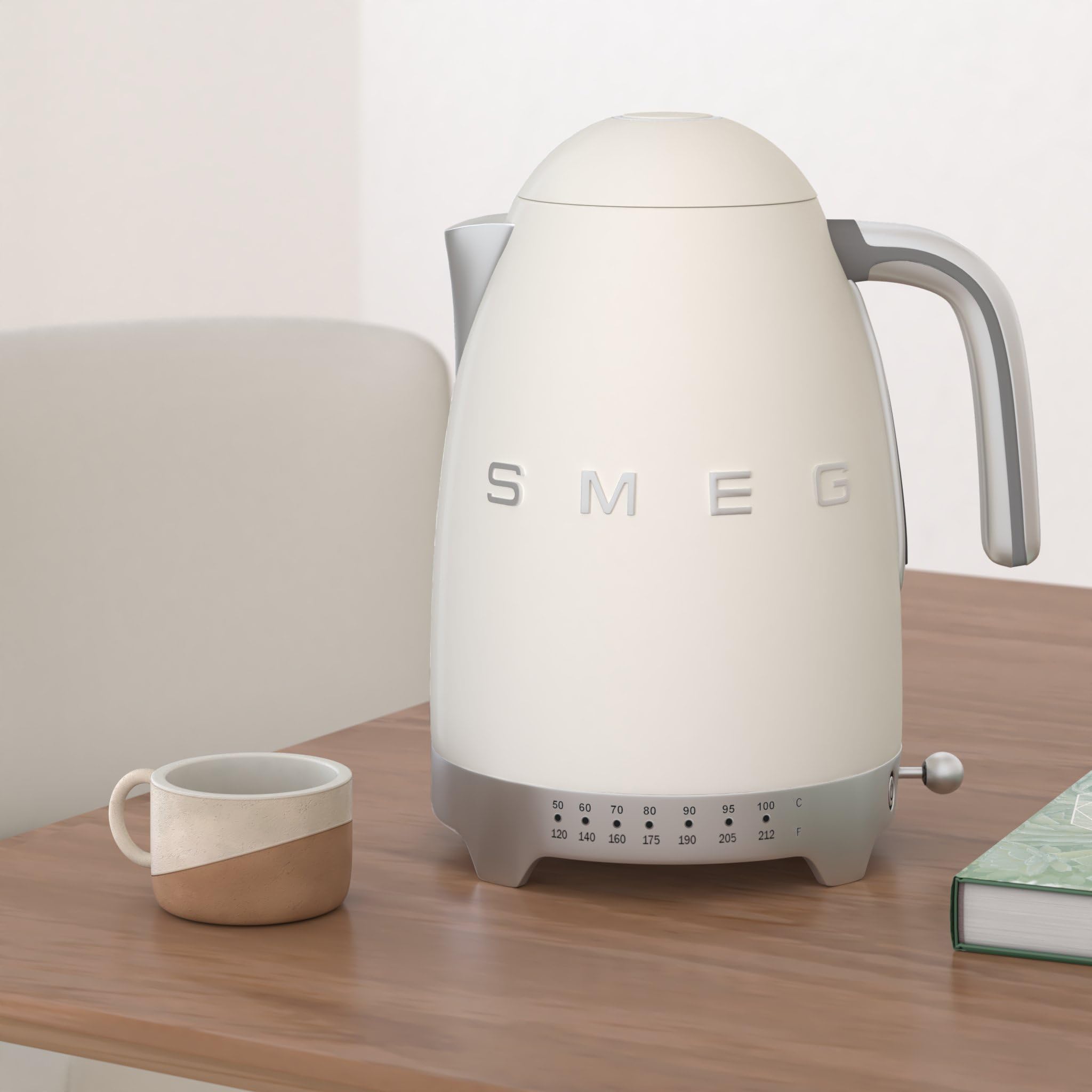 Amazon | Smeg 電気ケトル 1.7リットル KFL04 CRUS CR [並行輸入