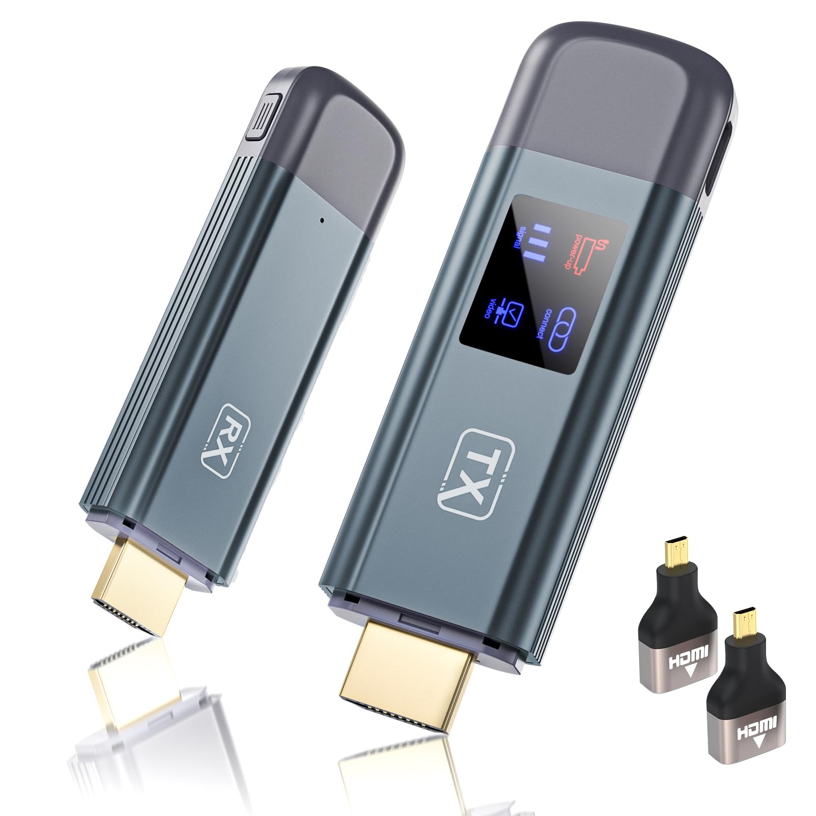 Amazon | 新登場 ワイヤレスHDMI 無線 送受信機セット小型 1080P/5Ghz