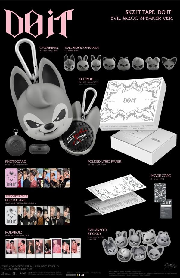 Amazon.com: Stray Kids DO IT [EVIL SKZOO SPEAKER Ver.] SKZ IT TAPE