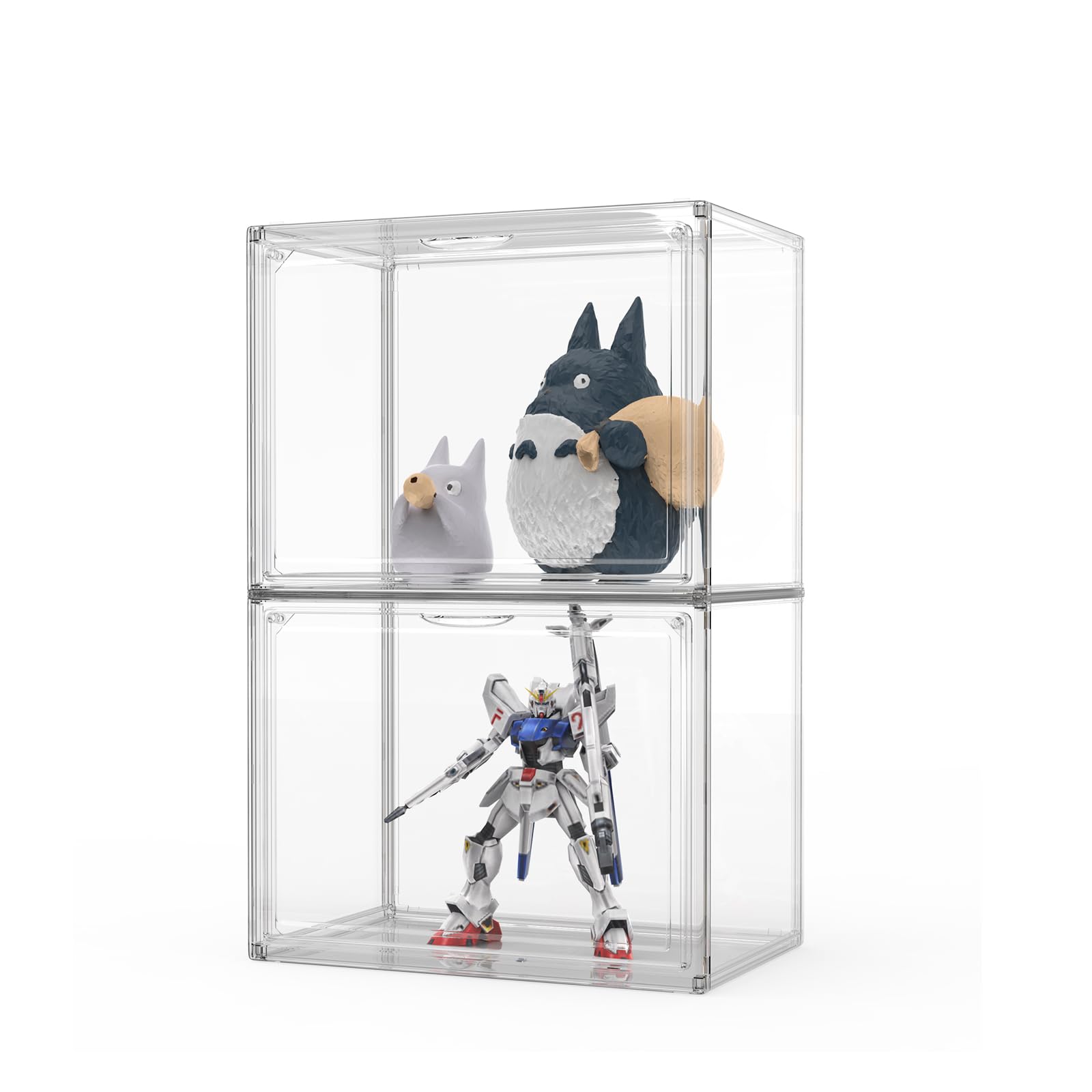 Amazon.co.jp: BriSunshine フィギュアケース 2個セット 透明