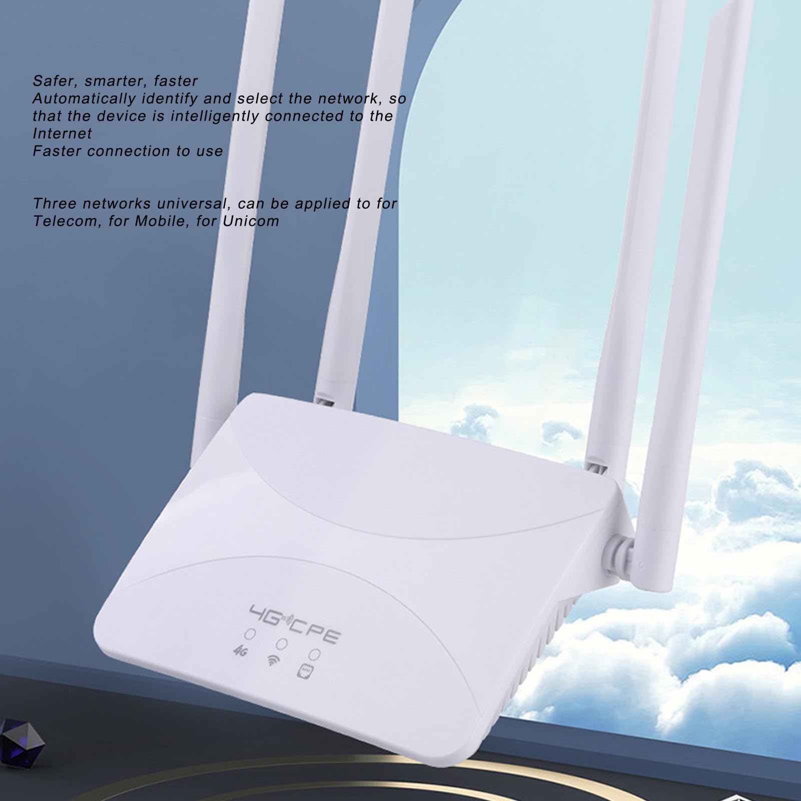 Amazon | 4G LTE ワイヤレスルーター、300Mbps モバイル WiFi ホット