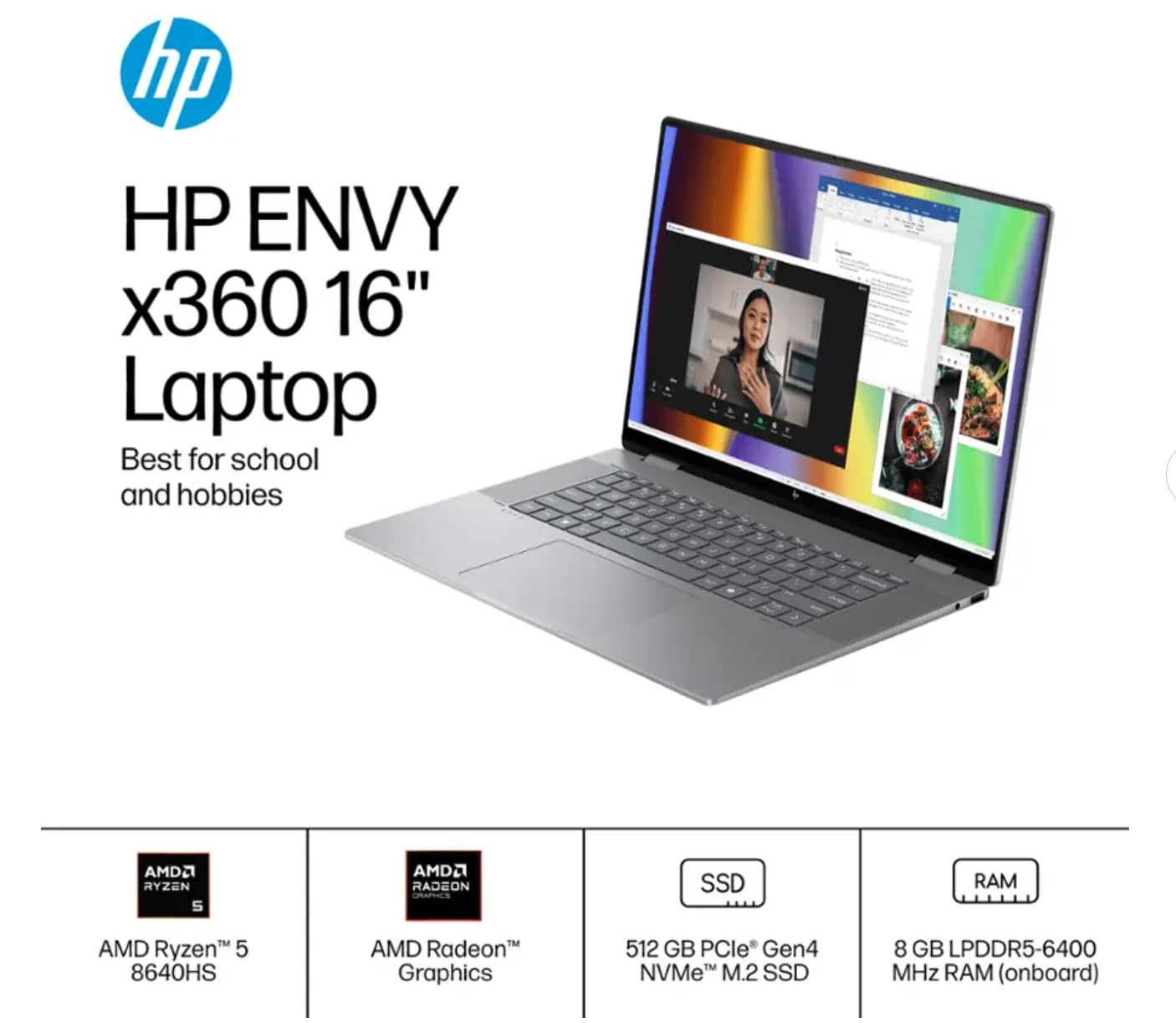 Amazon.com: HP Envy x360 16