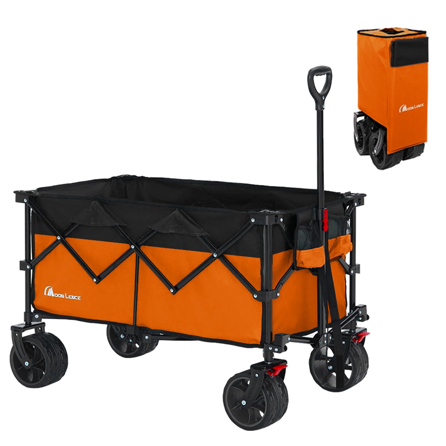 Amazon | MOON LENCE キャリーワゴン 【ブレーキ付き】 折りたたみ