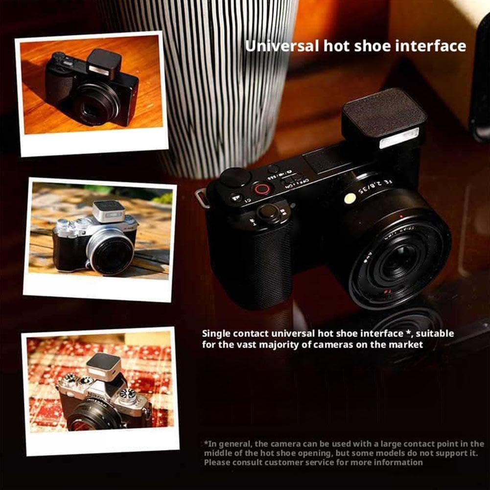 Amazon | ZENIKO ZF04 カメラフラッシュ シルバー カメラ用ミニ