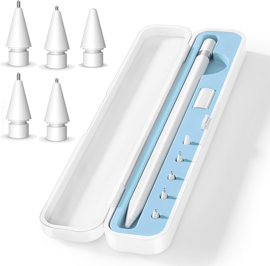 Amazon.com: Storage Box with Lid and 5 Pack Pencil Tips for Apple