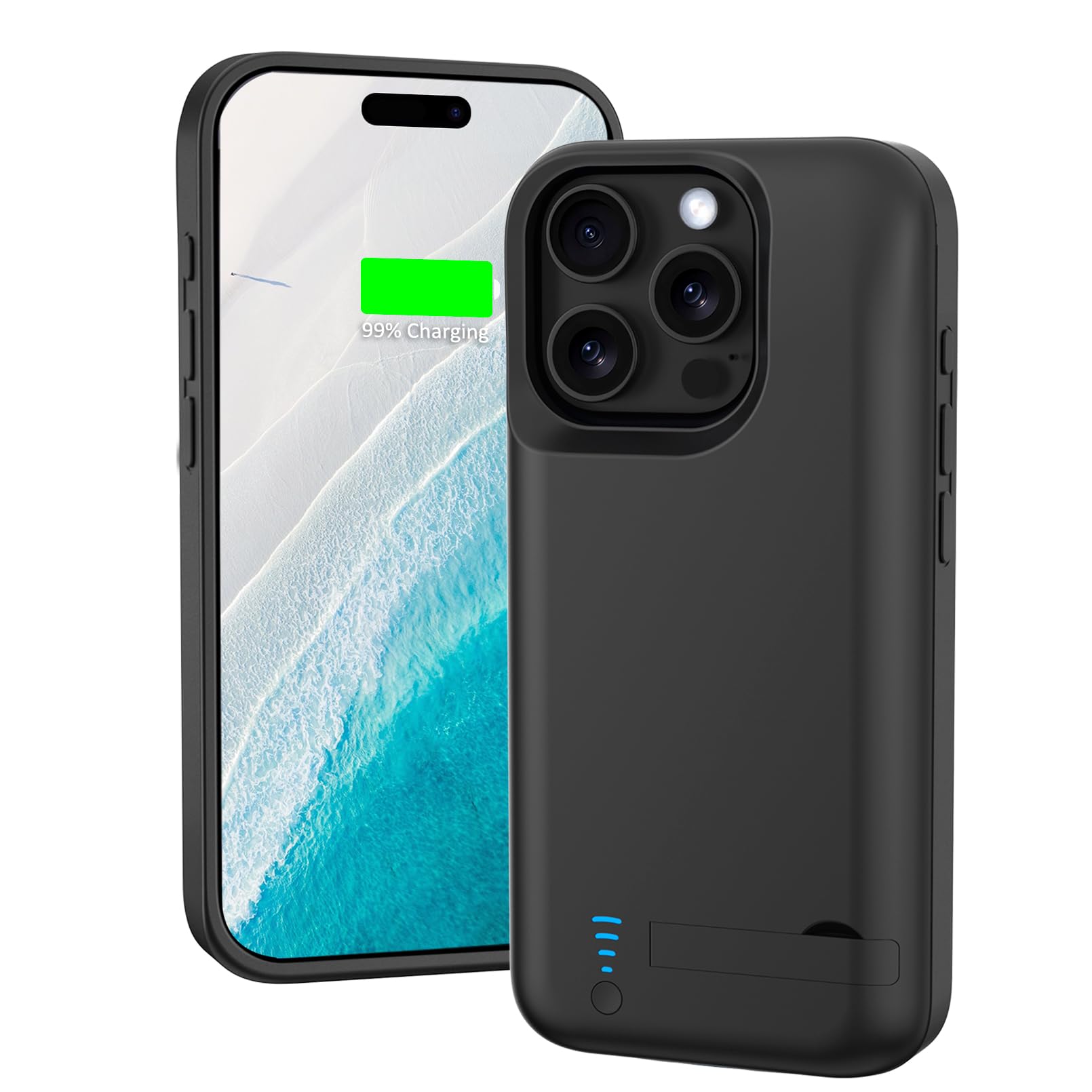 Amazon | Gladgogo iPhone 16 ProMax対応バッテリーケース 【6800mah大