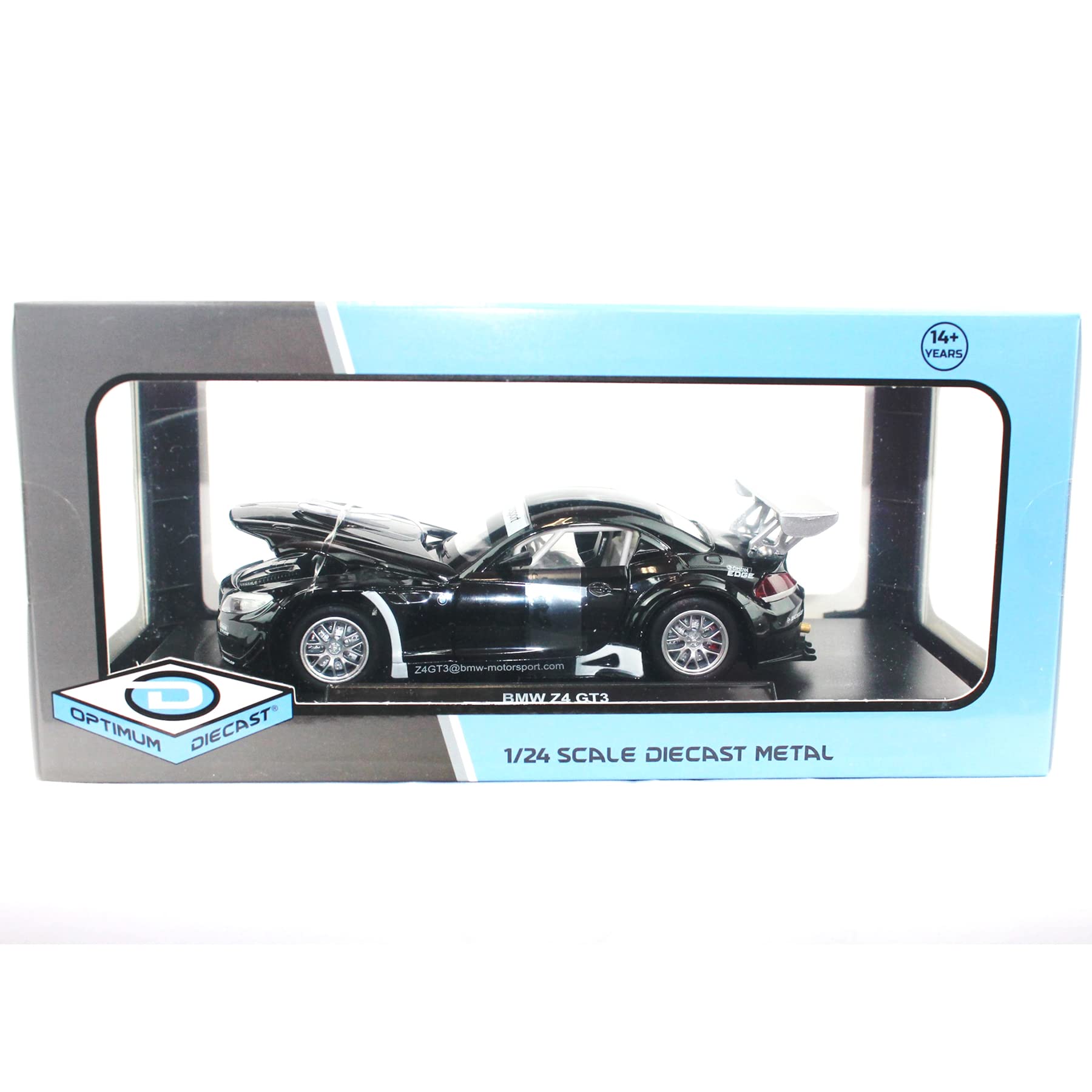 Amazon.com: Motor city classics 1:24 2009 BMW Z4 GT3 - Black