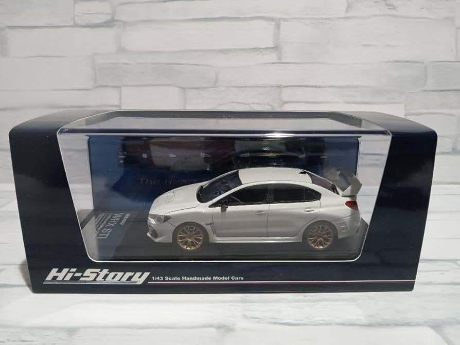 Amazon.co.jp: 1／43 ハイストーリー スバル WRX STI EJ20 ミニカー