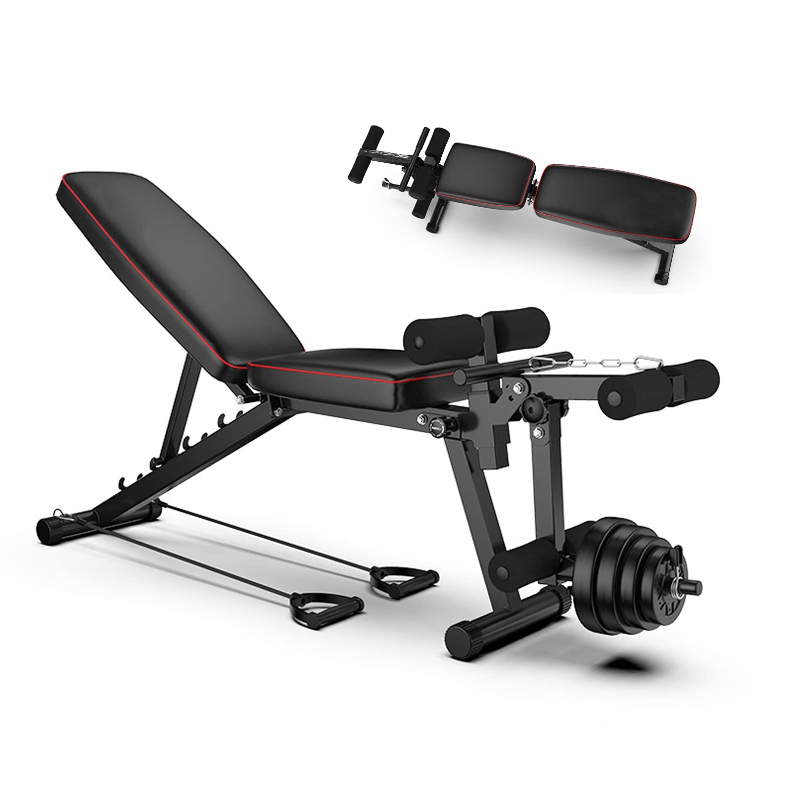 Amazon.co.jp: トレーニングベンチ インクラインベンチ 可変式フラット