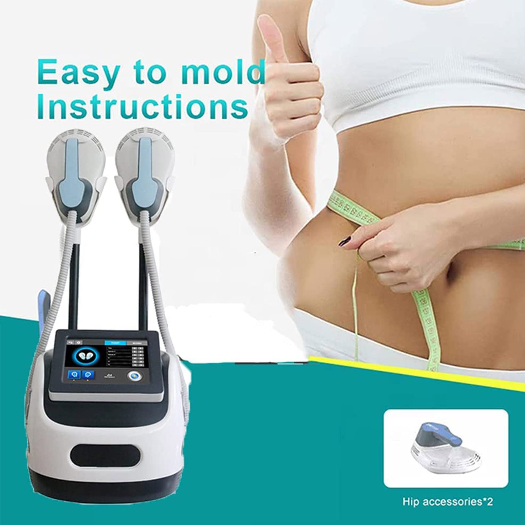 Amazon.co.jp: EMSlim ボディ スカルプト スリミング マシン、 太もも