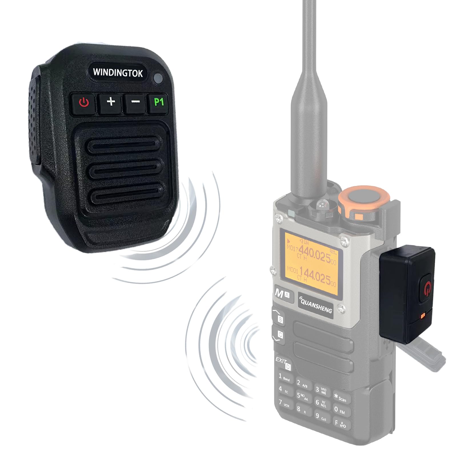 Amazon | トランシーバー ワイヤレス・スピーカーマイク Bluetooth