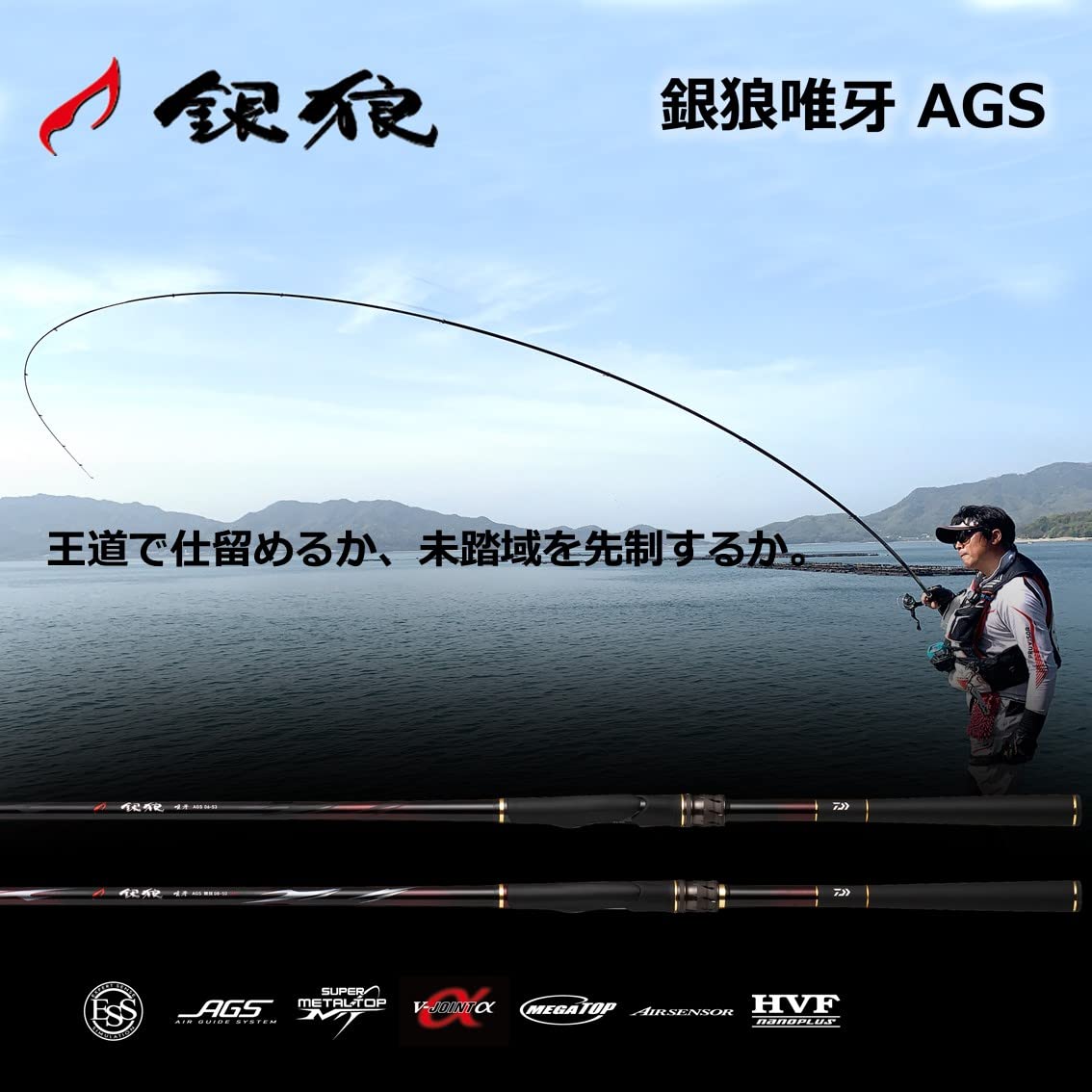 Amazon | ダイワ(DAIWA) 銀狼唯牙(ギンロウユイガ) AGS 0-53・Q