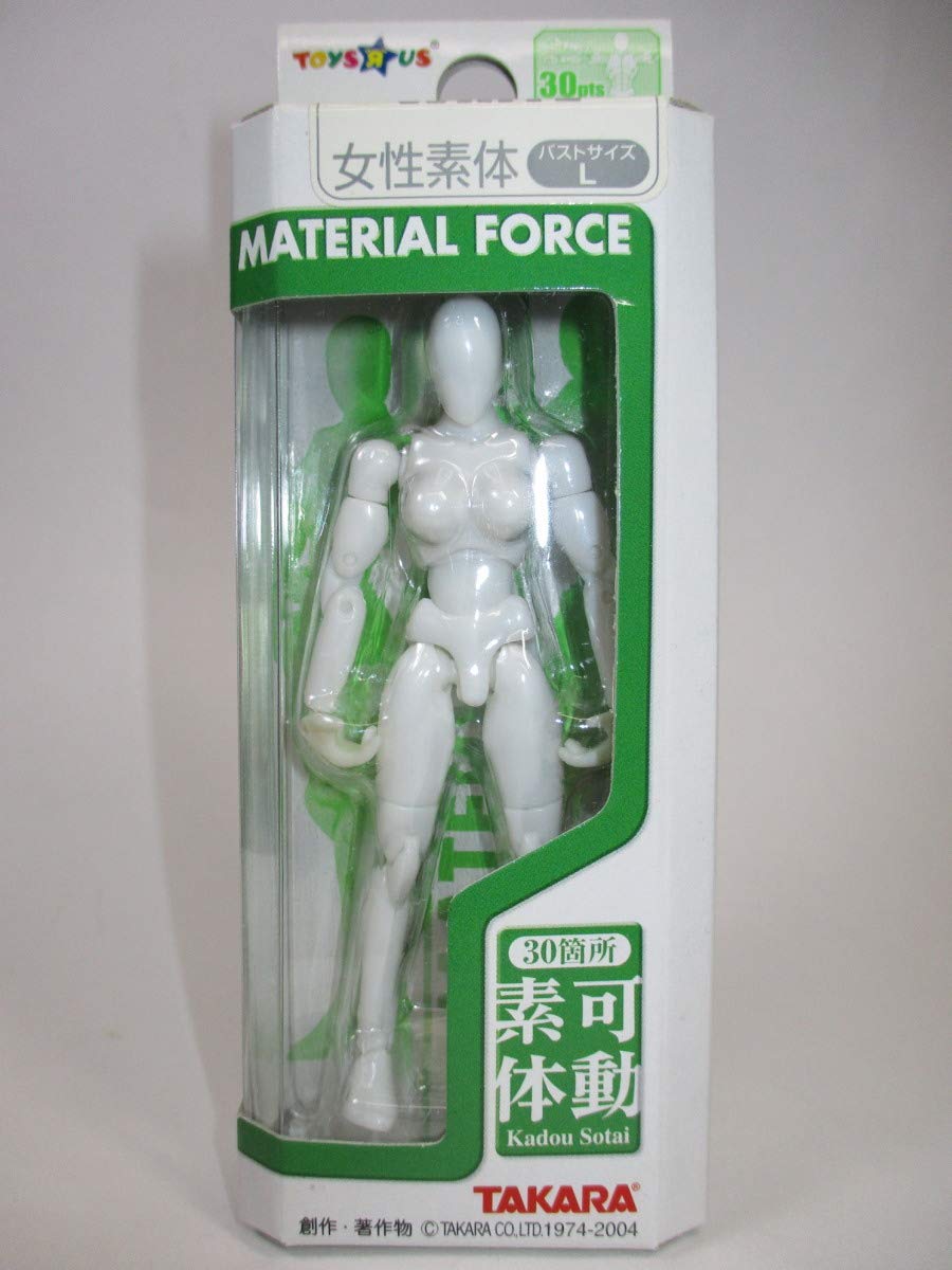 Amazon | ミクロマンマテリアルフォース女性素体白色Lサイズ
