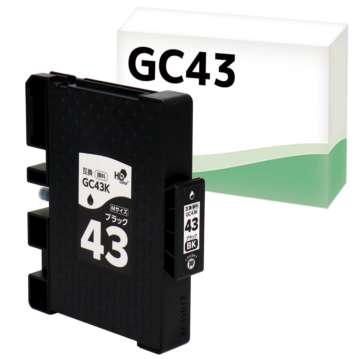 Amazon.co.jp: 【エコスロ】 RICOH(リコー)用 GC43 ブラック Mサイズ