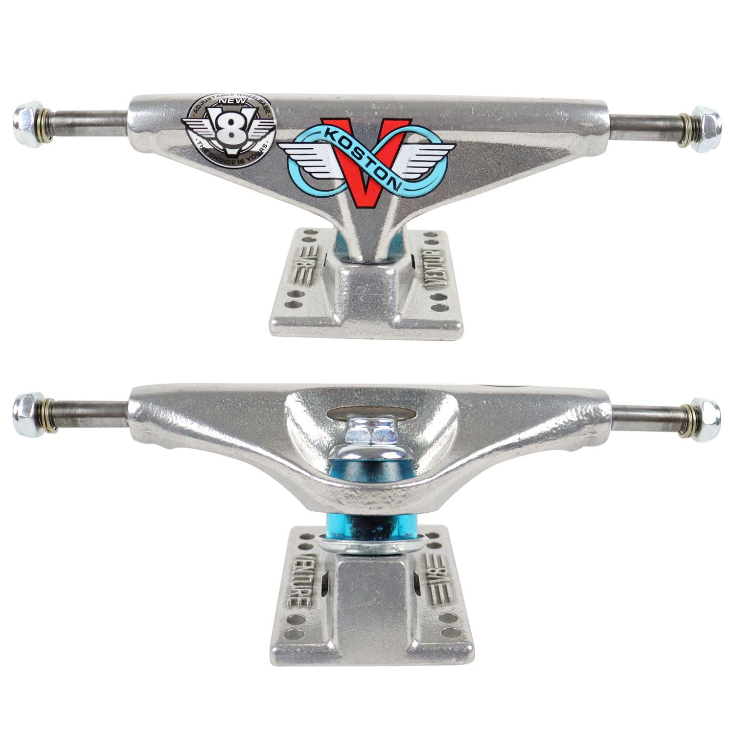 Amazon.com : Venture Koston V8 Polished Trucks 5.6 : Sports & Outdoors