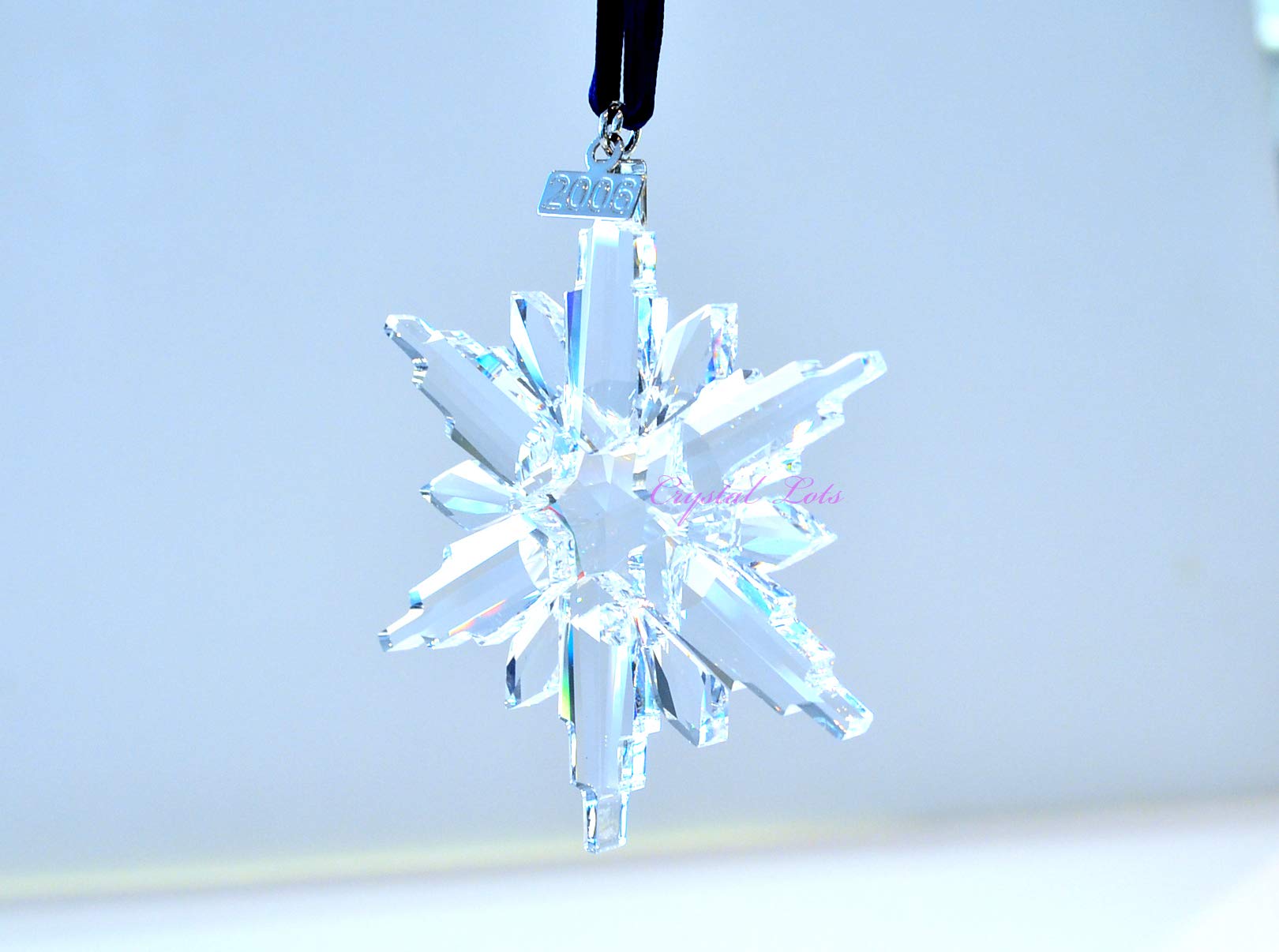 Swarovski 2006 Annual Snowflake / Star Christmas Ornament : Amazon