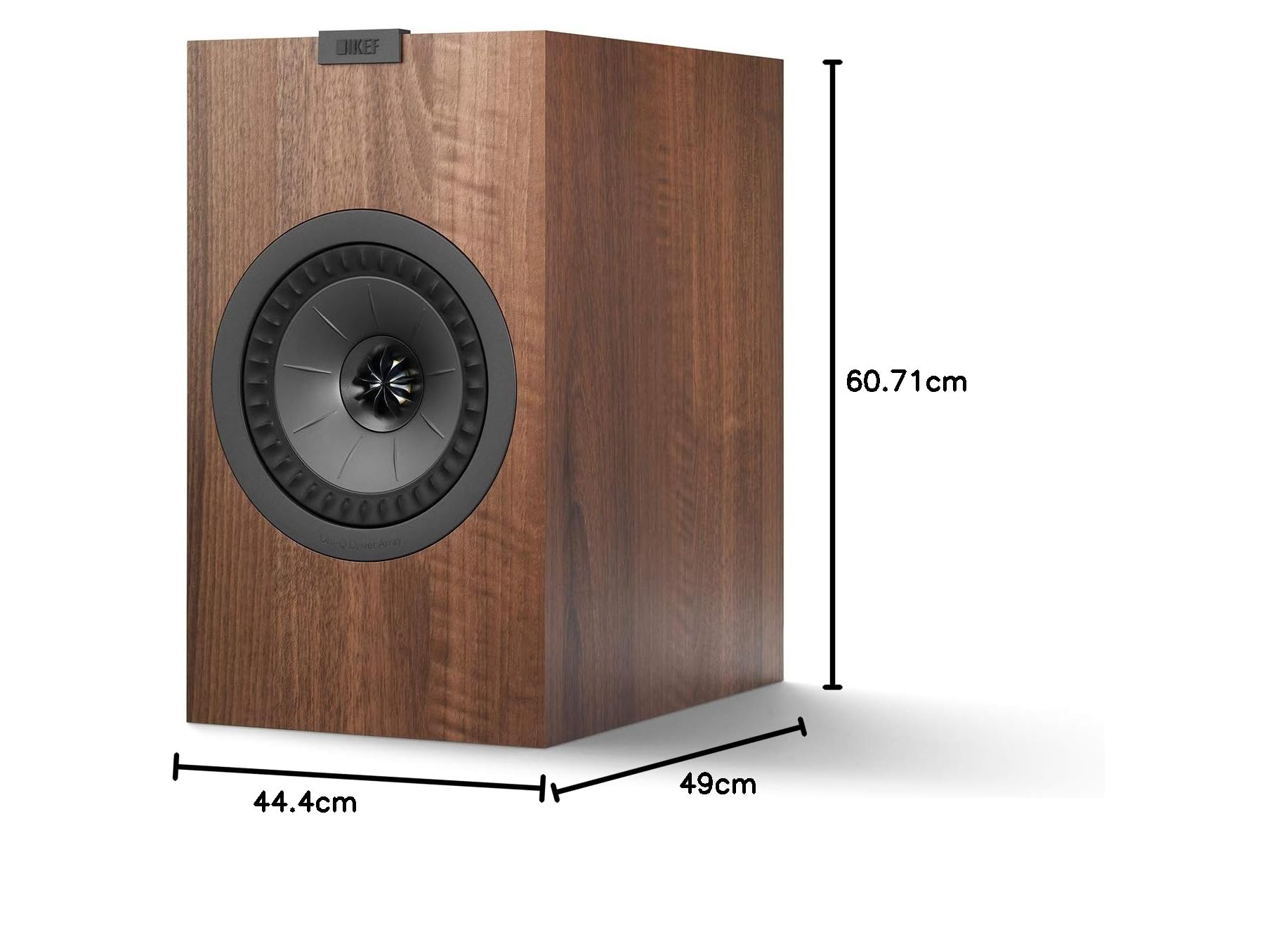 Amazon.co.jp: KEF Q350 ウォルナット ブックシェルフスピーカー