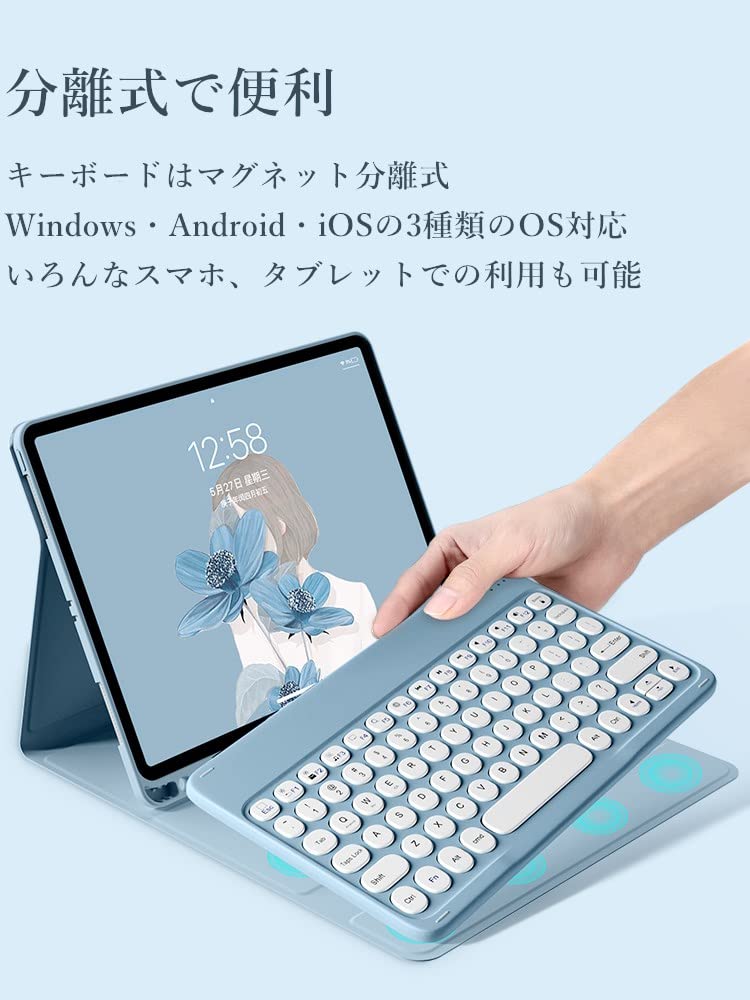 Amazon.co.jp: Disonbeir キーボードケース iPad Mini7 (A17 Pro)用
