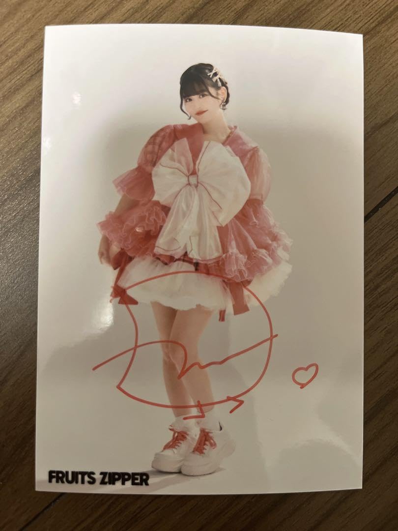 Amazon.co.jp: FRUITS ZIPPER 月足天音 直筆サイン 生写真 01 : おもちゃ