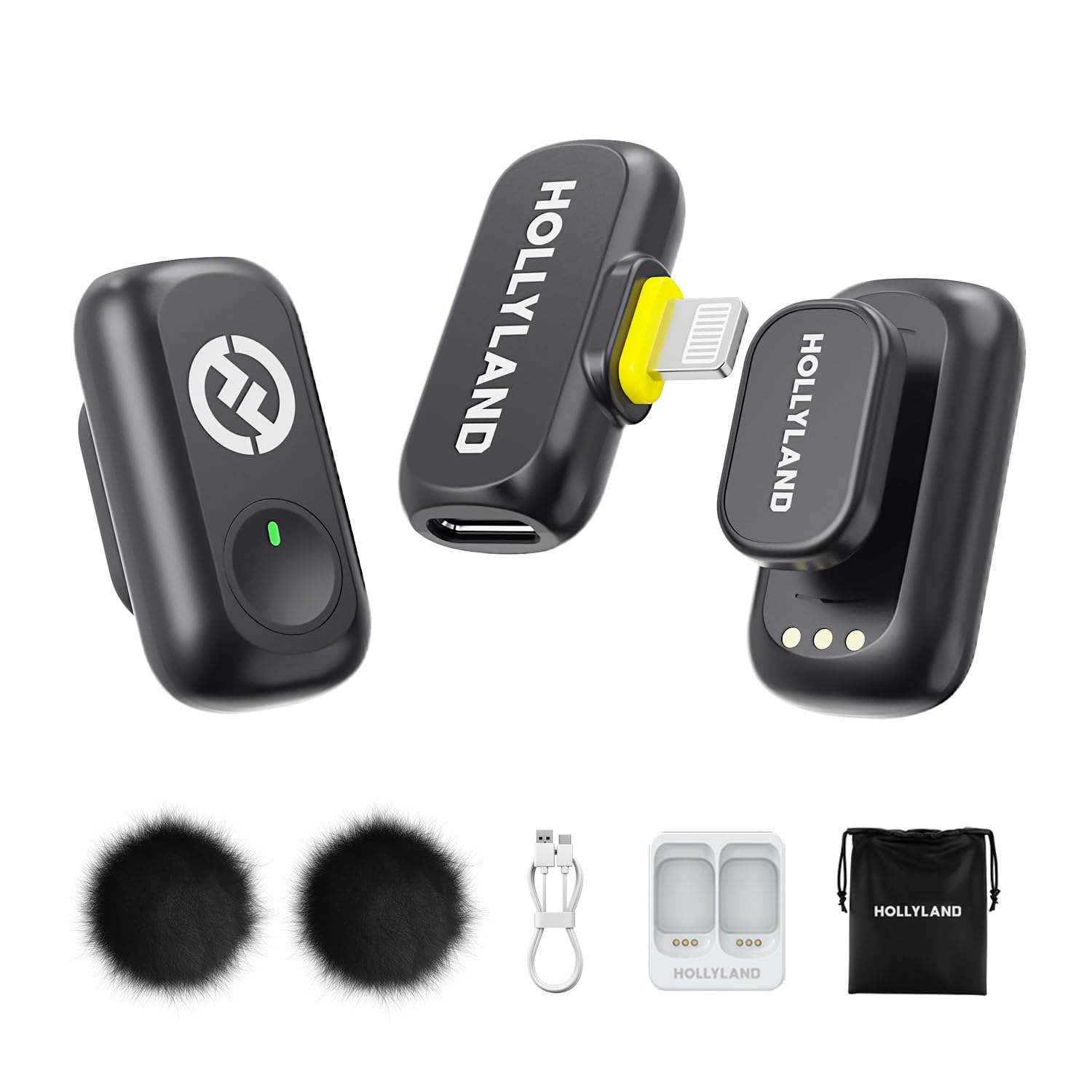 Amazon.com: Hollyland Lark A1 Wireless Mini Microphone for iPhone