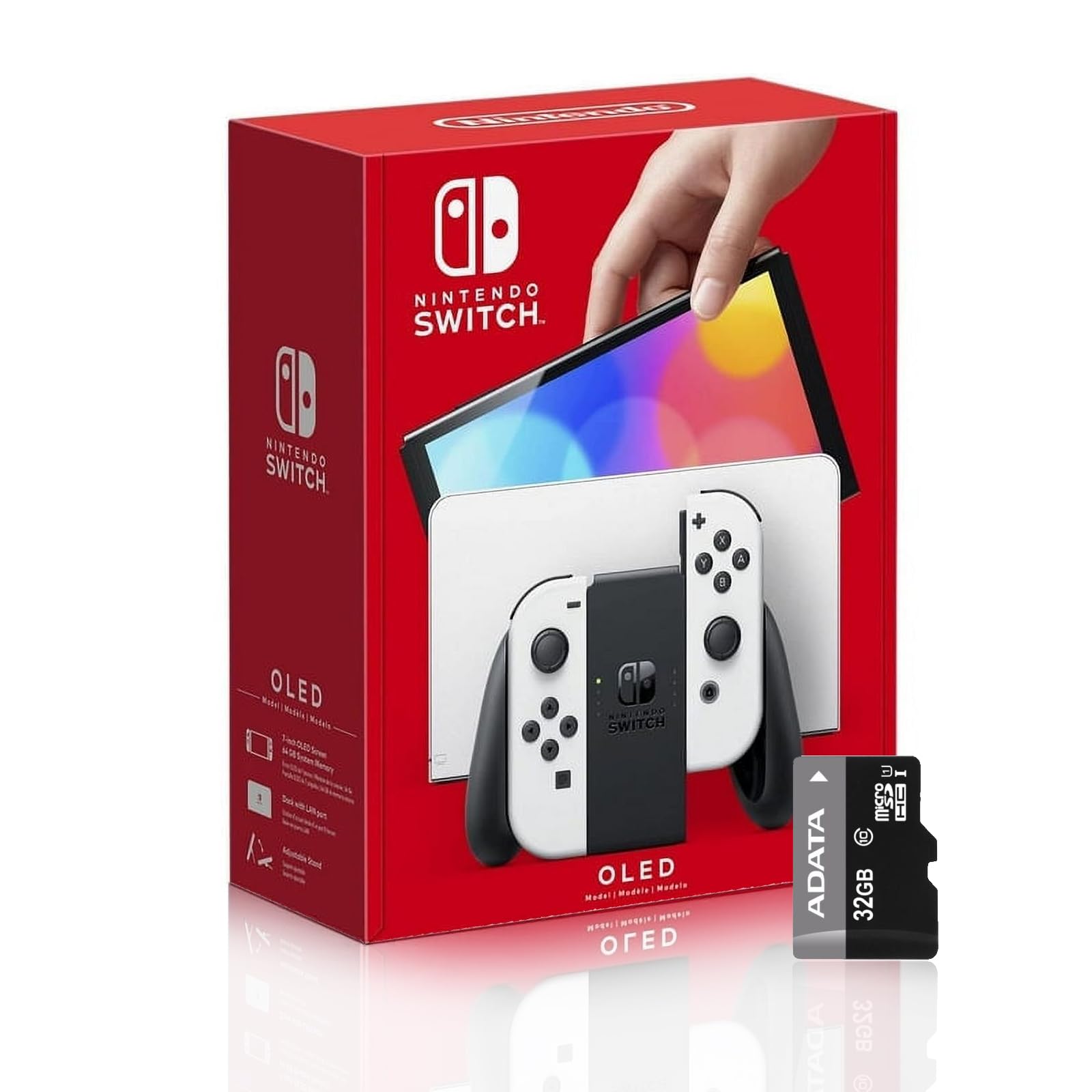 Amazon.com: Nintendo Switch (OLED model) with White Joy-Con and