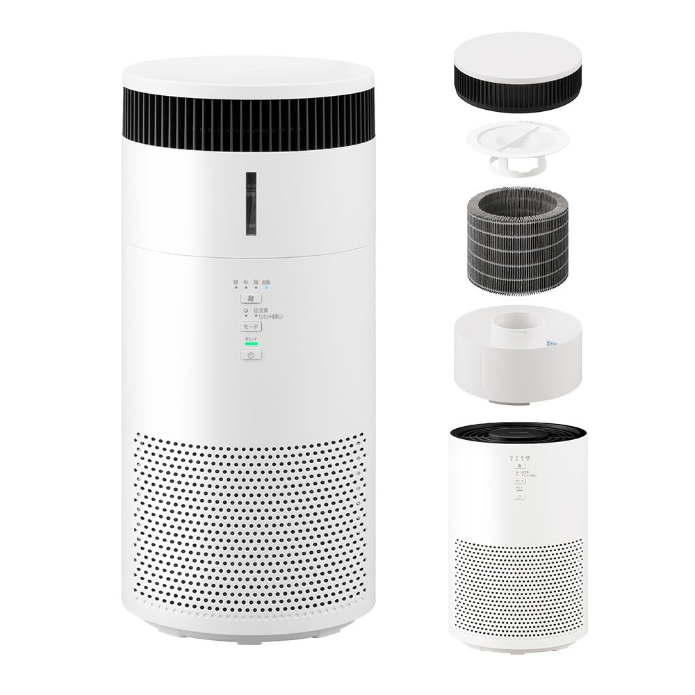 Amazon.co.jp: アイリスオーヤマ 空気清浄機 加湿機能付き 10畳 加湿