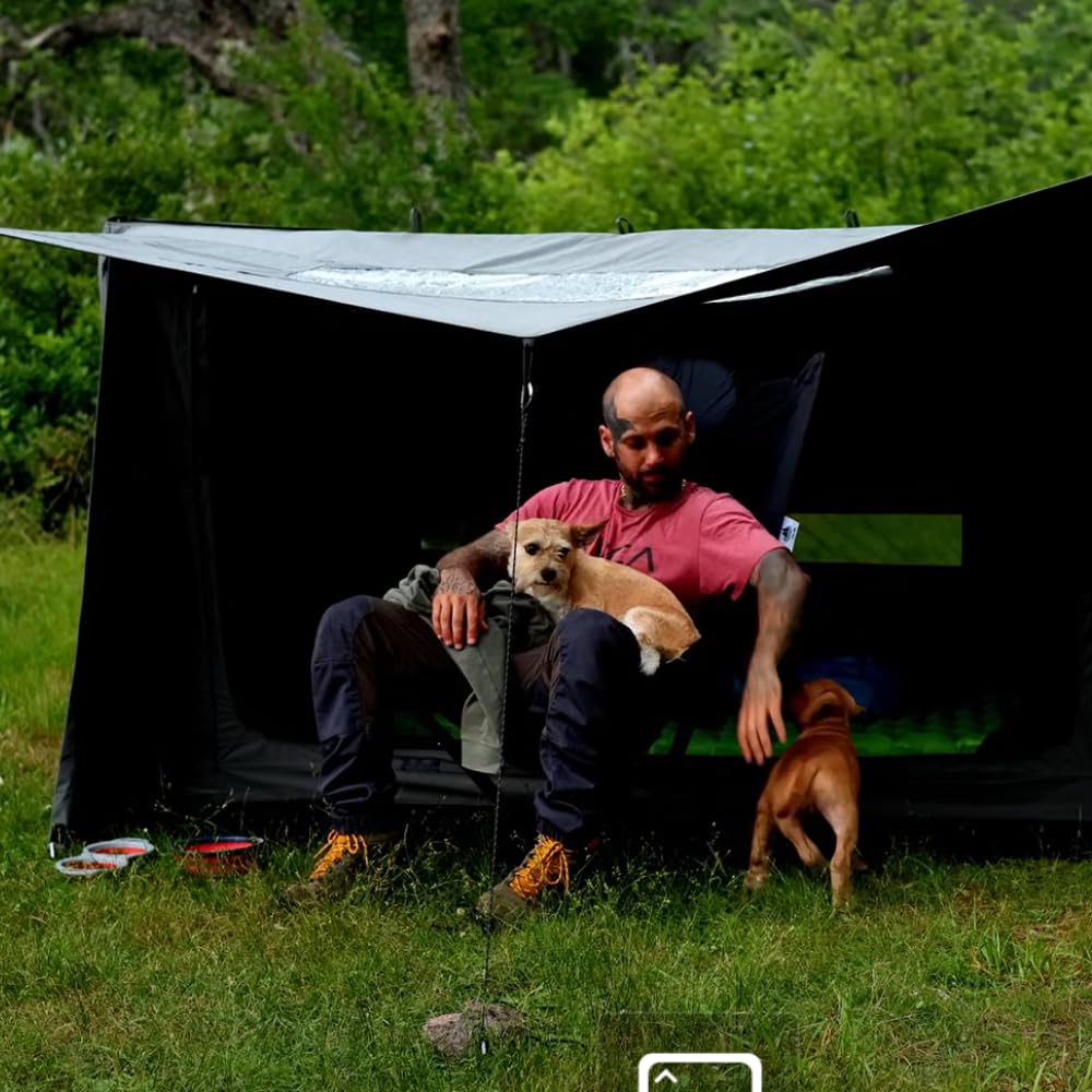 Amazon.co.jp: SEKACAMP MINI バンカーエアテント(ブラック