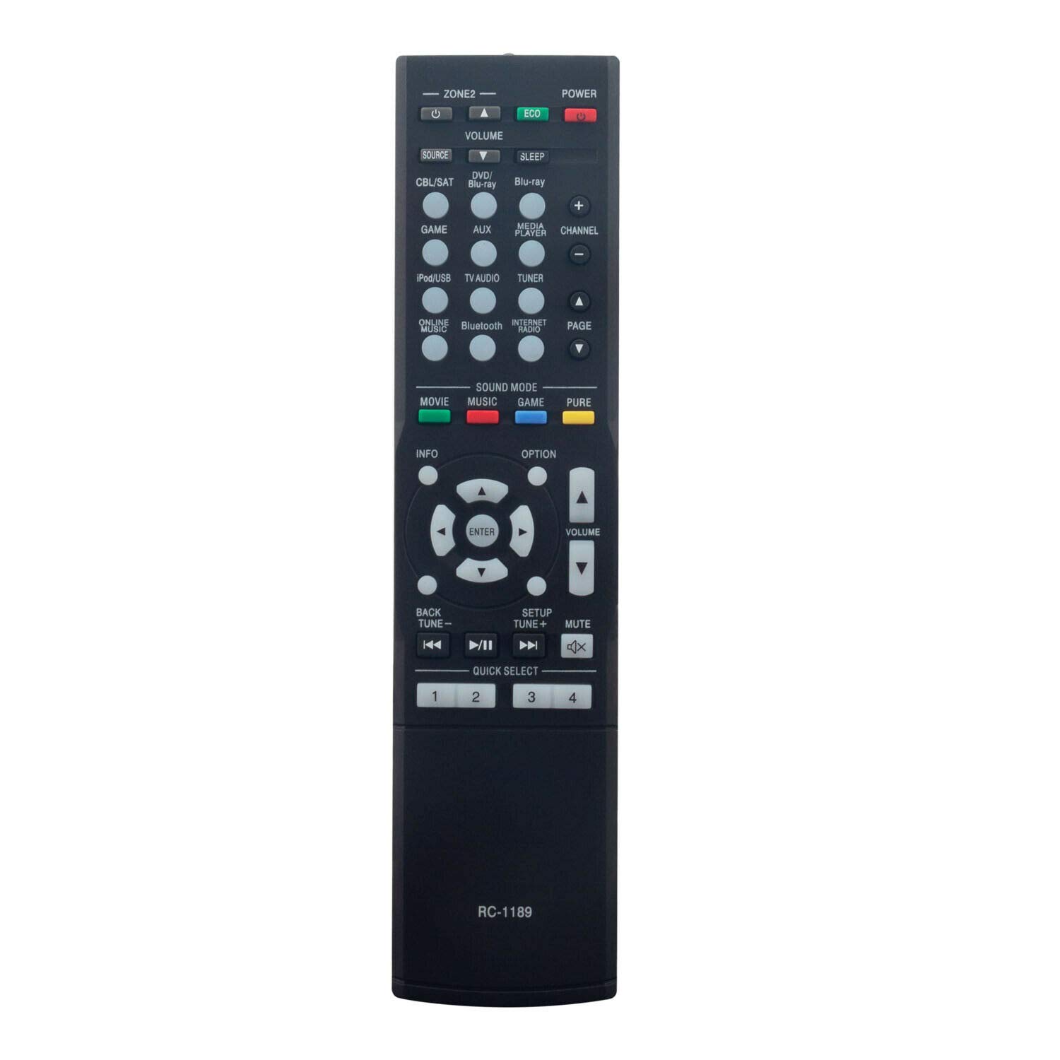Amazon.com: New - RC-1189 Remote Control Fit for Denon AV Receiver