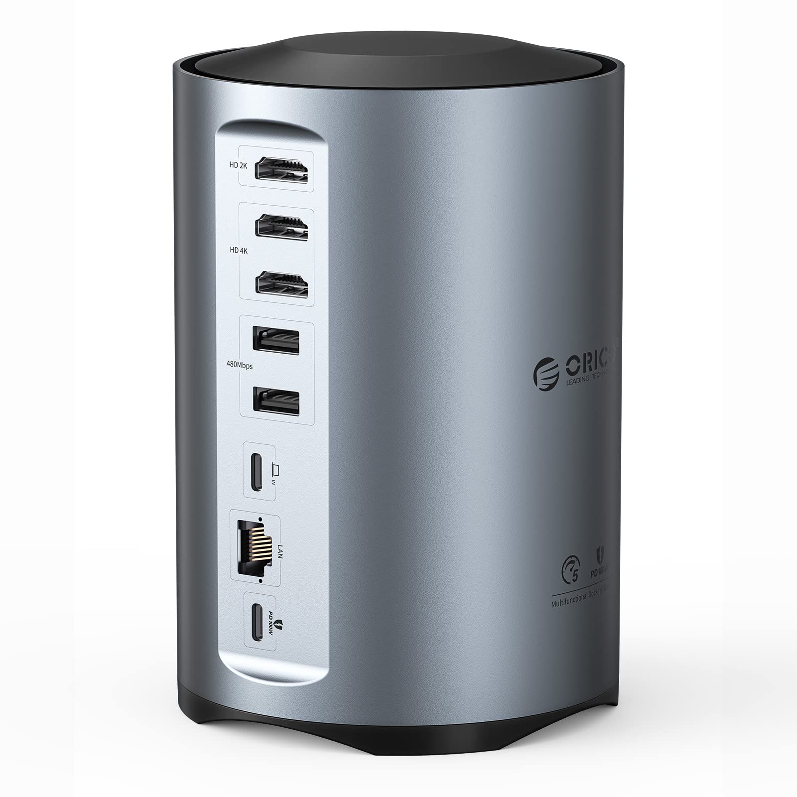 Amazon | ORICO 15-in-1 USB C ドッキングステーション 3つ画面出力 M1