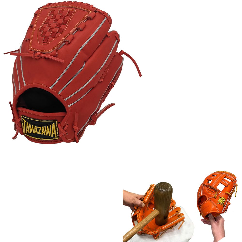 タマザワ 両投げ用グローブ 子供用 赤 タマザワ 両投げ用グローブ 子供