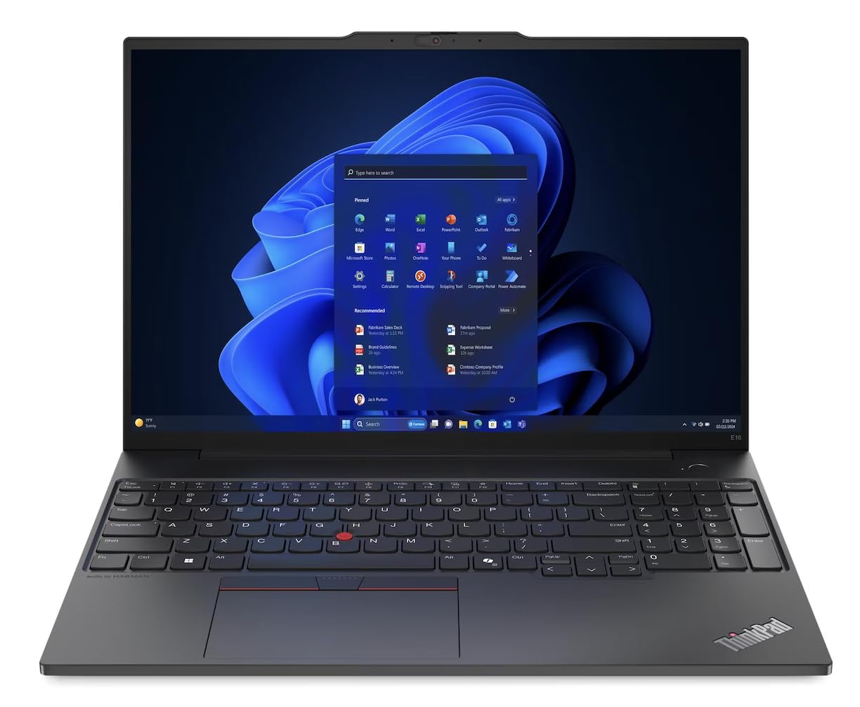 Amazon.com: Lenovo ThinkPad E16 Business Laptop 16.0