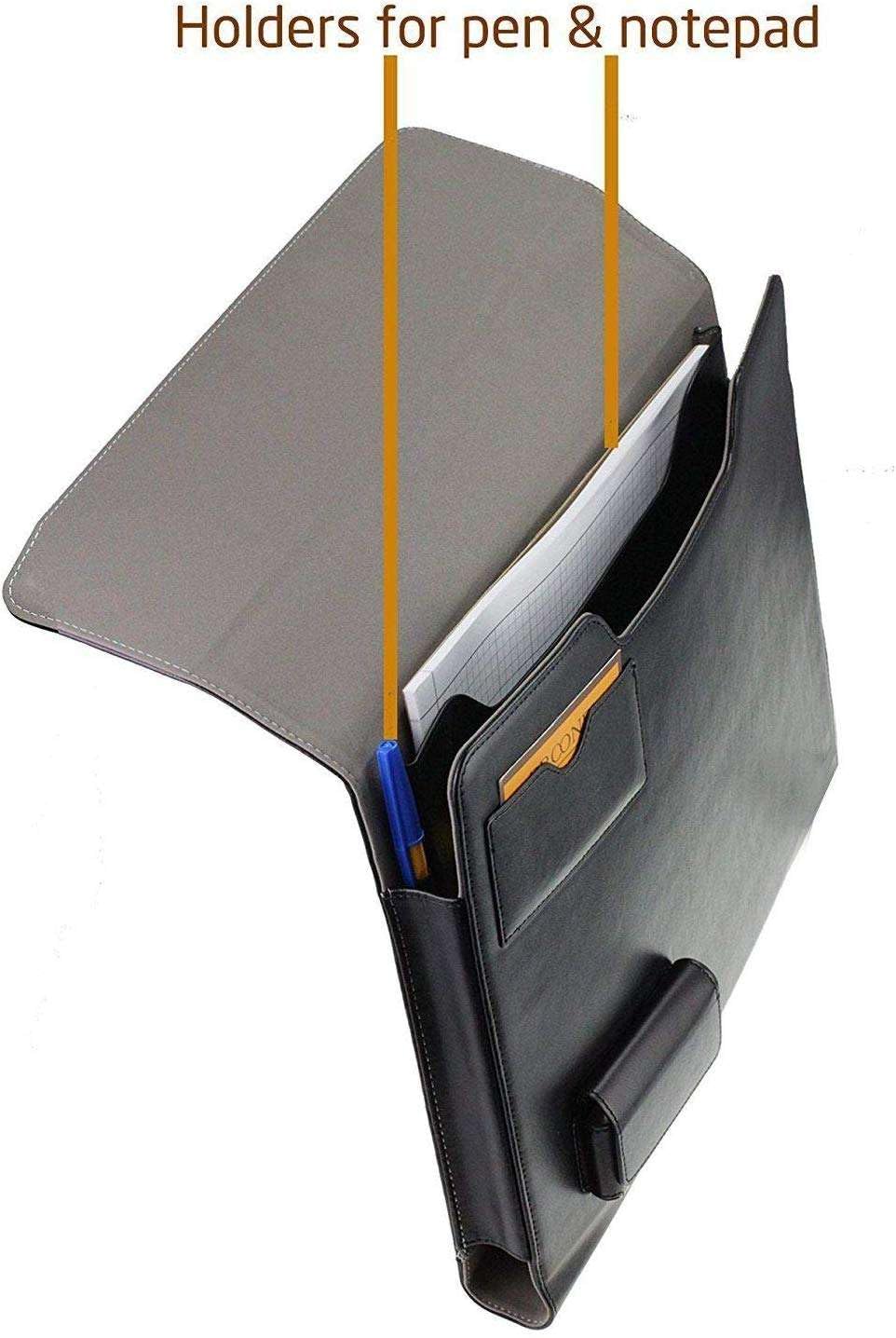 Amazon.com: Broonel Black Leather Folio Case - Compatible with