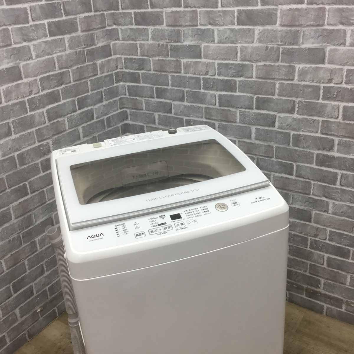 Amazon.co.jp: AQW-GV70H-W(ホワイト) 全自動洗濯機 上開き 洗濯7kg