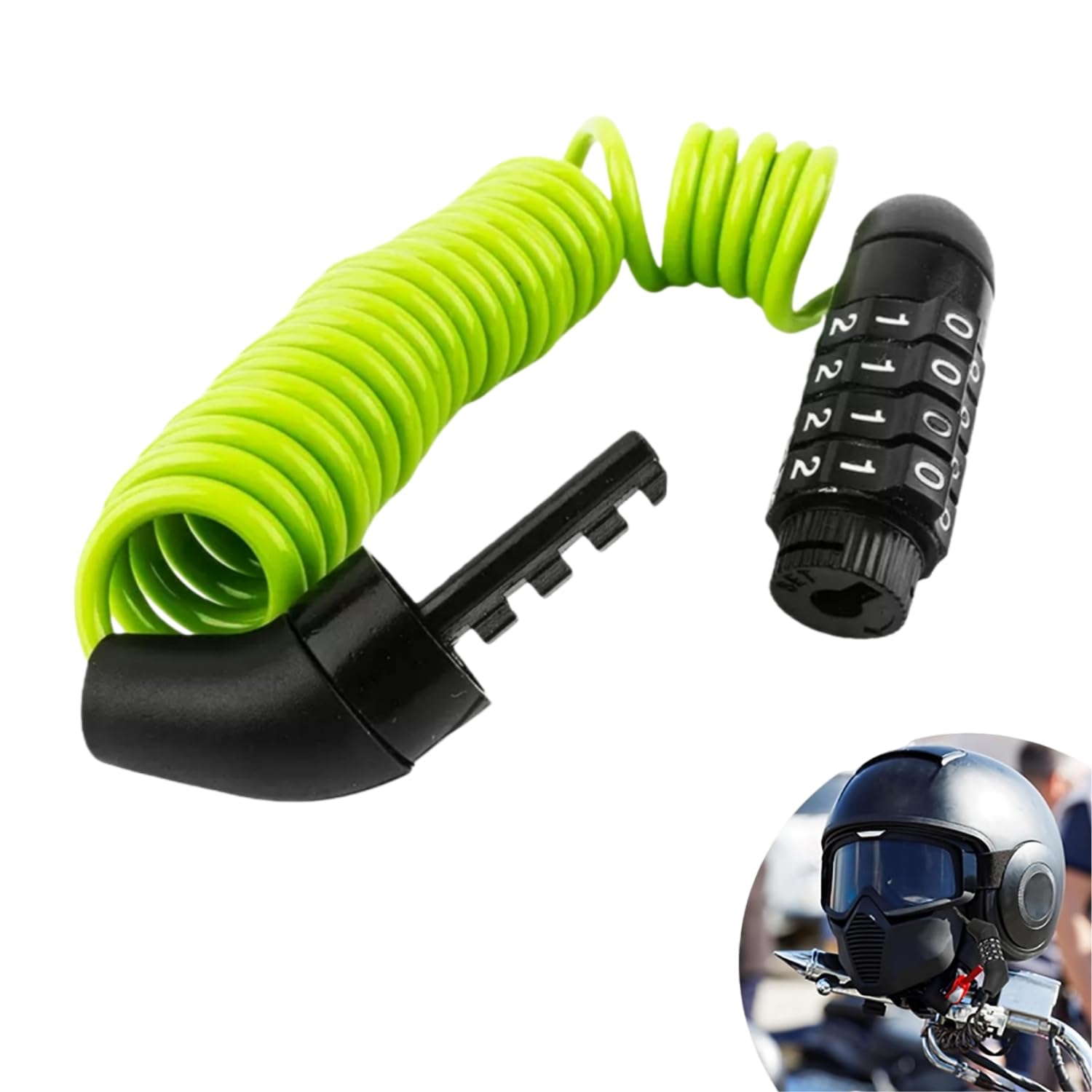 Amazon.co.jp: スキー・スノーボード ケーブルロック 4桁ダイヤル式