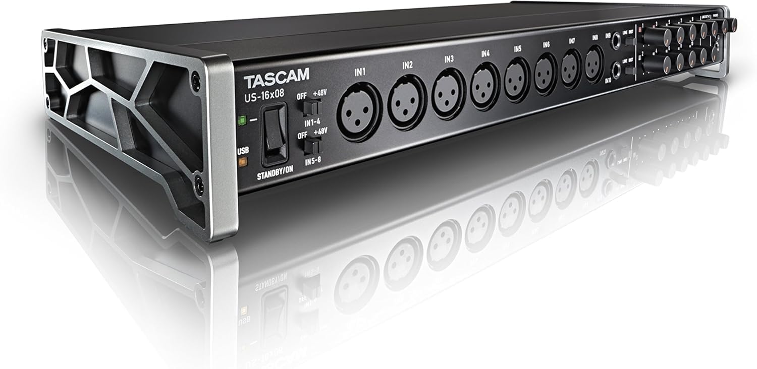 Amazon.com: Tascam US-16x08 Rackmount USB Audio/MIDI Interface for