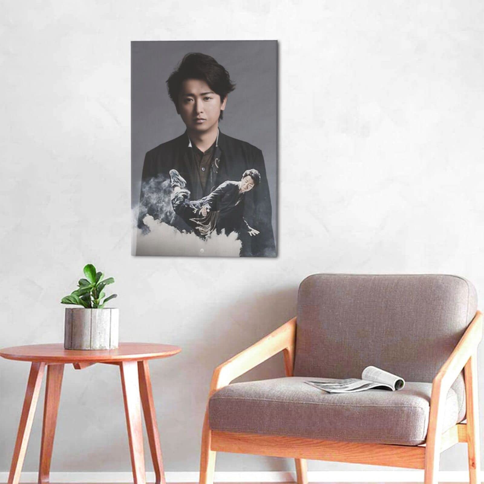 Amazon.co.jp: 額縁なし 装飾的な絵画 大野智 (4) ファッション