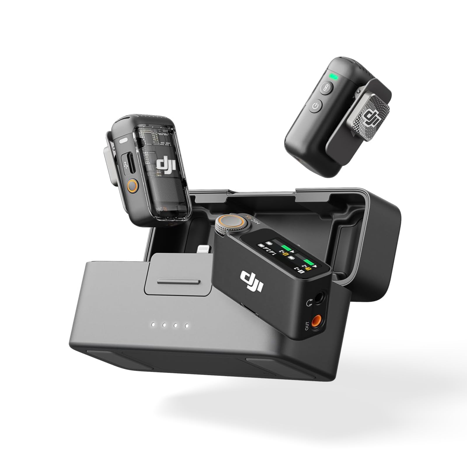 Amazon | DJI Mic 2（トランスミッター×2 + レシーバー×1 + 充電ケース