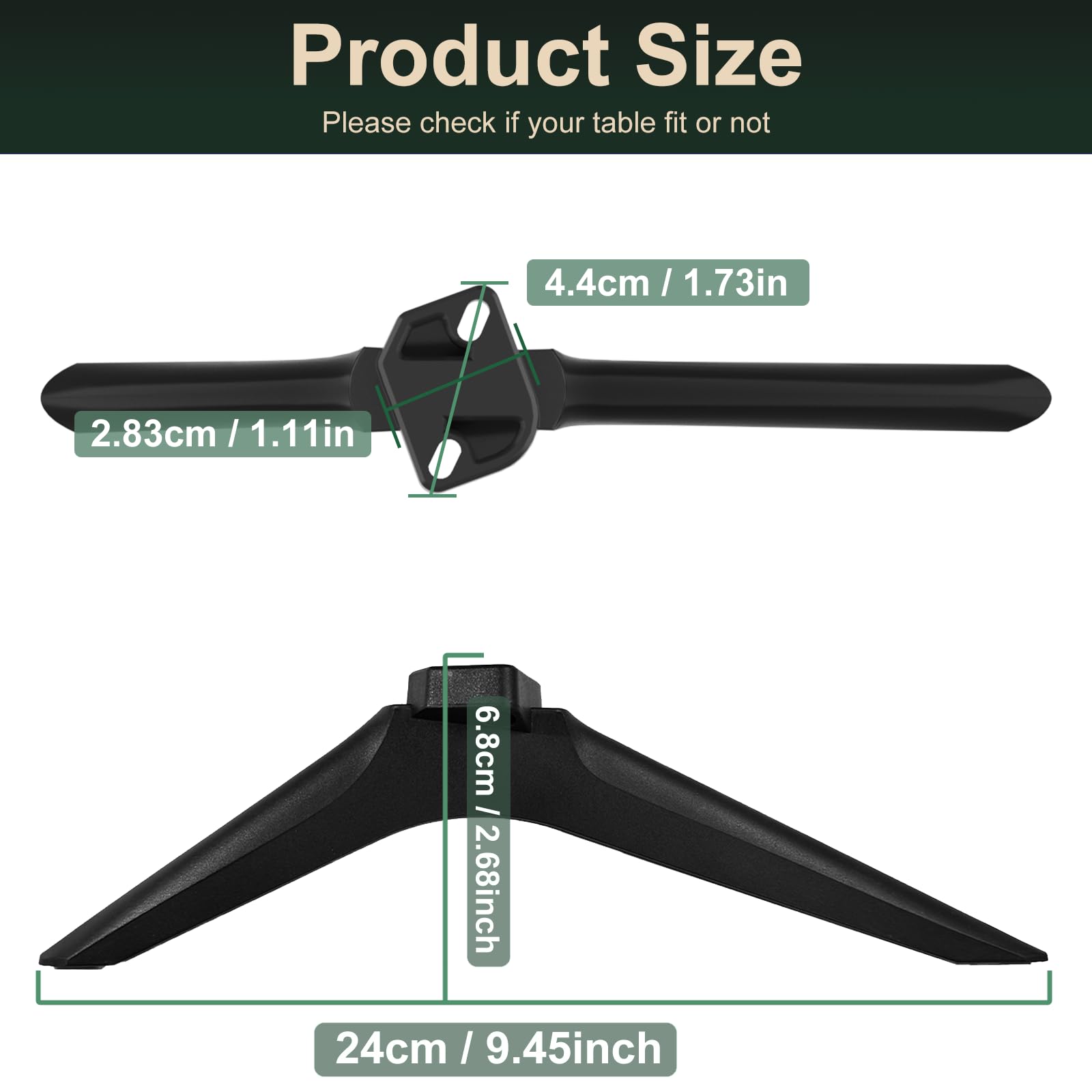 Amazon | Hisense TVスタンド脚用テレビスタンド、特定のTVボトム