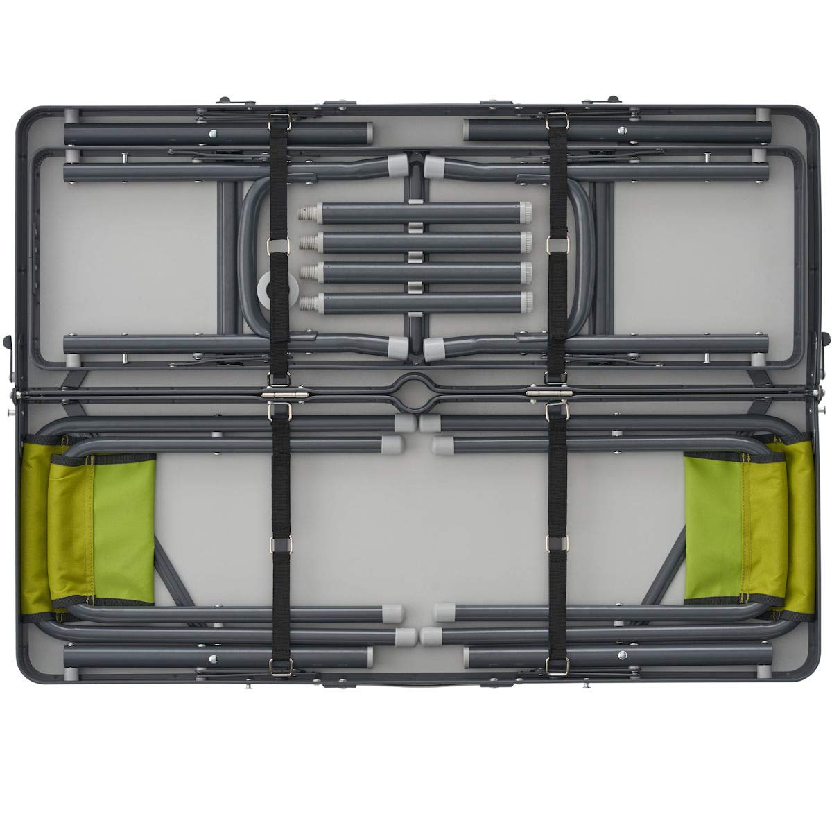 Amazon | ロゴス(LOGOS) ROSY ファミリーベンチテーブルセット