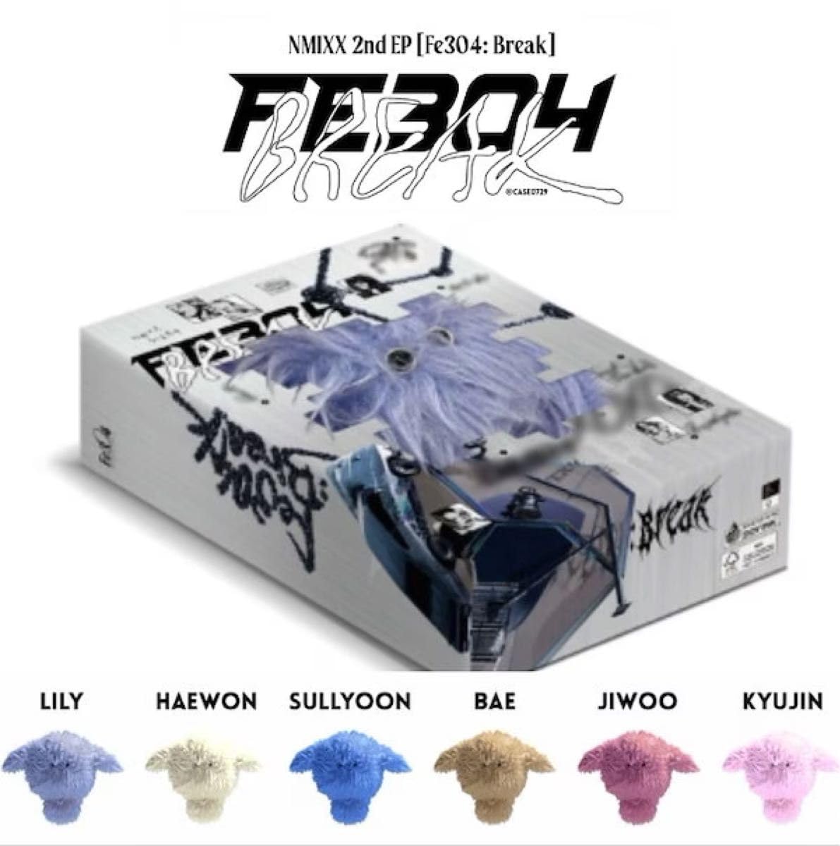 Amazon.co.jp: NMIXX Fe3O4 BREAK limited 限定版 アルバム モケモケ