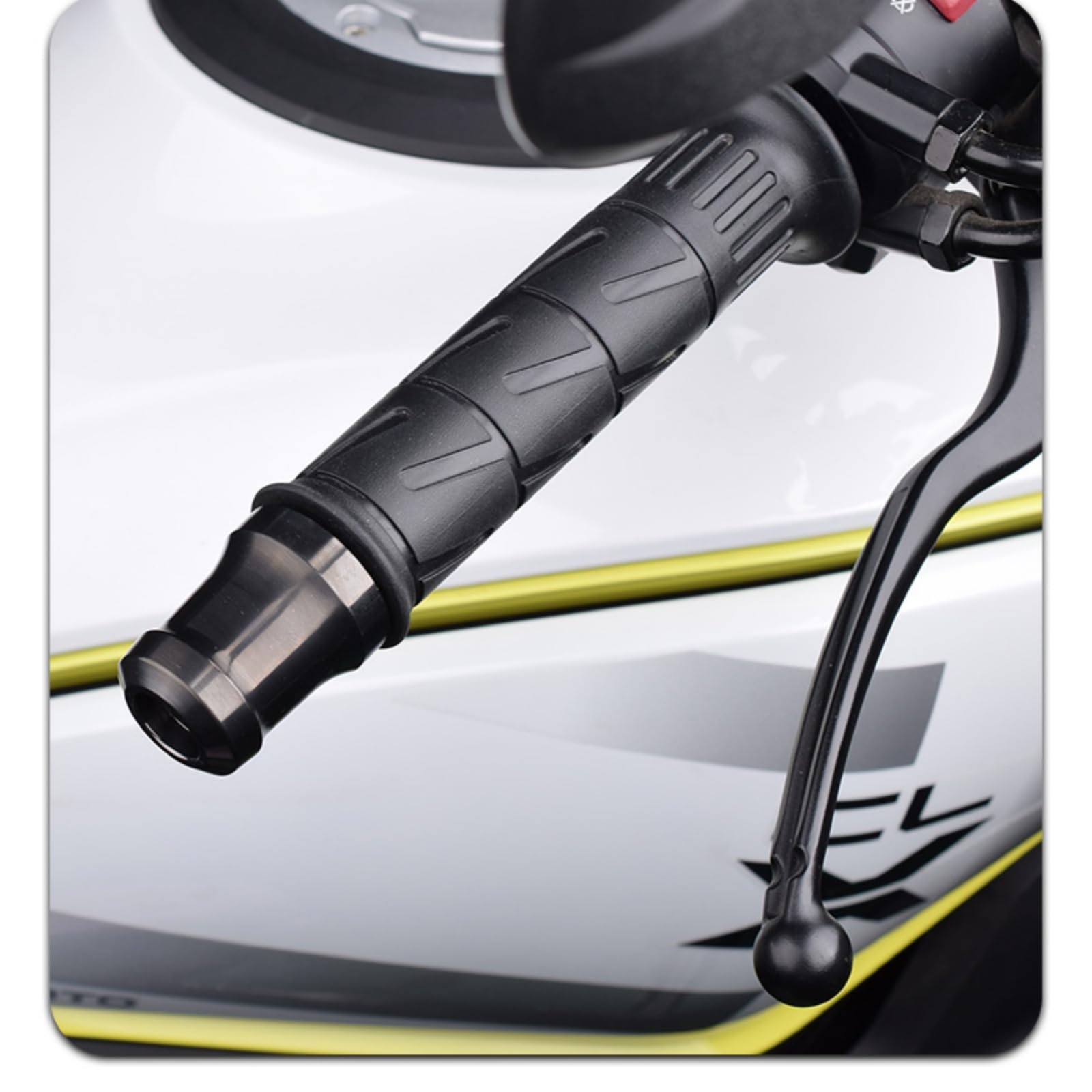 Amazon | HRuizq バイクアクセサリー ハンドルバーエンド 超重量