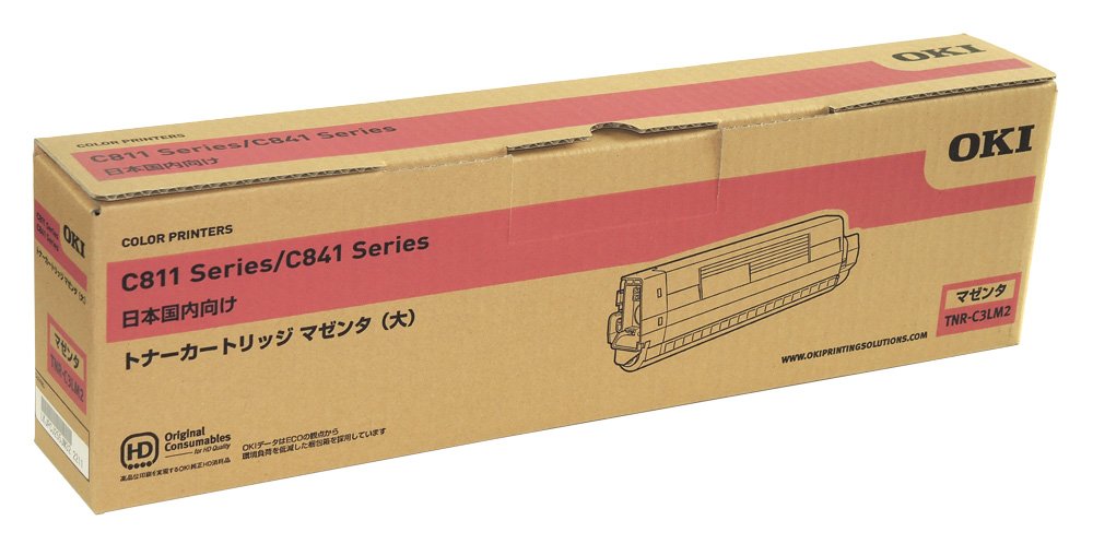 Amazon.co.jp: OKI 国内純正 大容量トナーカートリッジ TNR-C3LM2