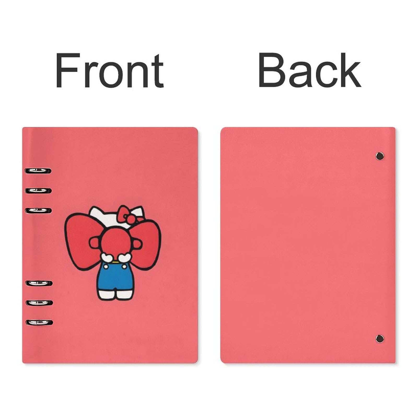 Amazon.co.jp: ハローキティ システム手帳 PU ノートメモ帳 バインダー