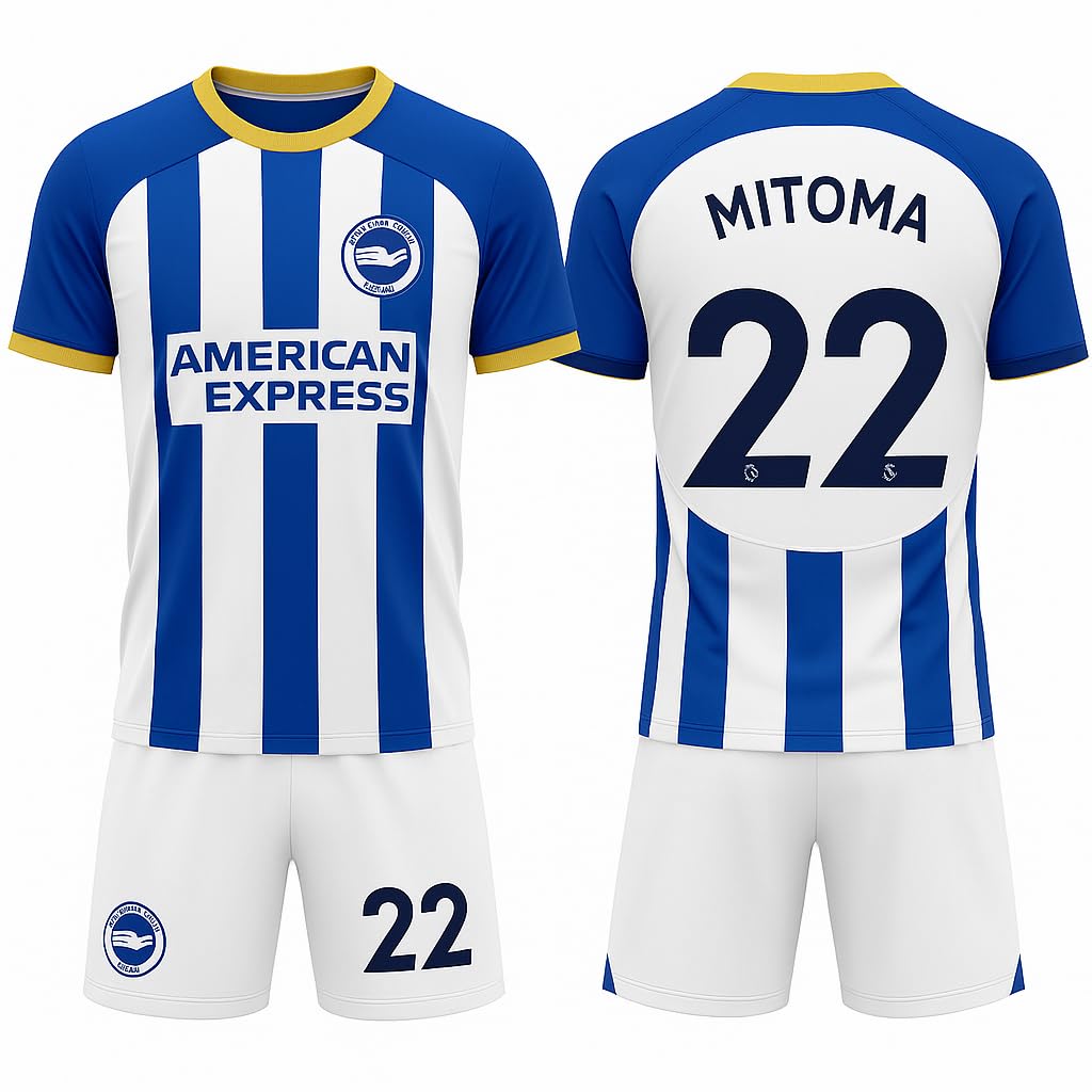 Amazon.co.jp: 三笘薫 Mitoma Kaoru ブライトン サッカーユニフォーム