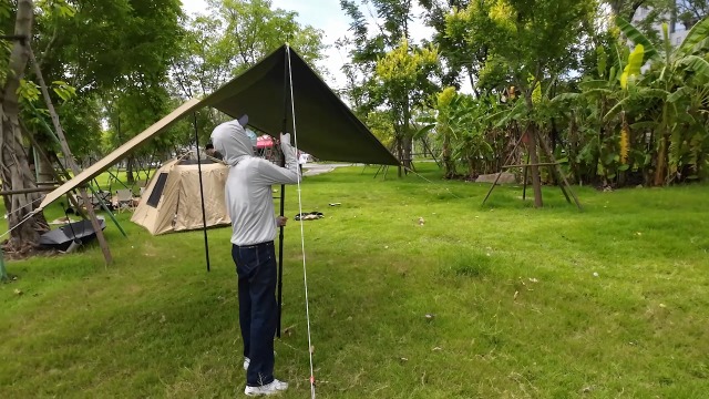 Amazon | DOBEN カーボン タープポール テントポール 4継無段階調節