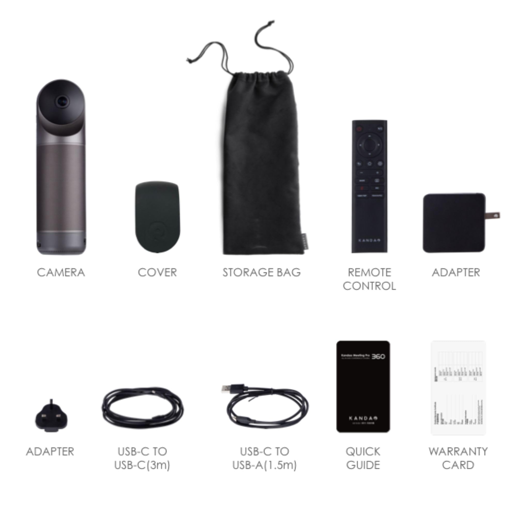 Amazon.co.jp: Kandao Meeting Pro ウェブカメラ 360°超広角 webカメラ